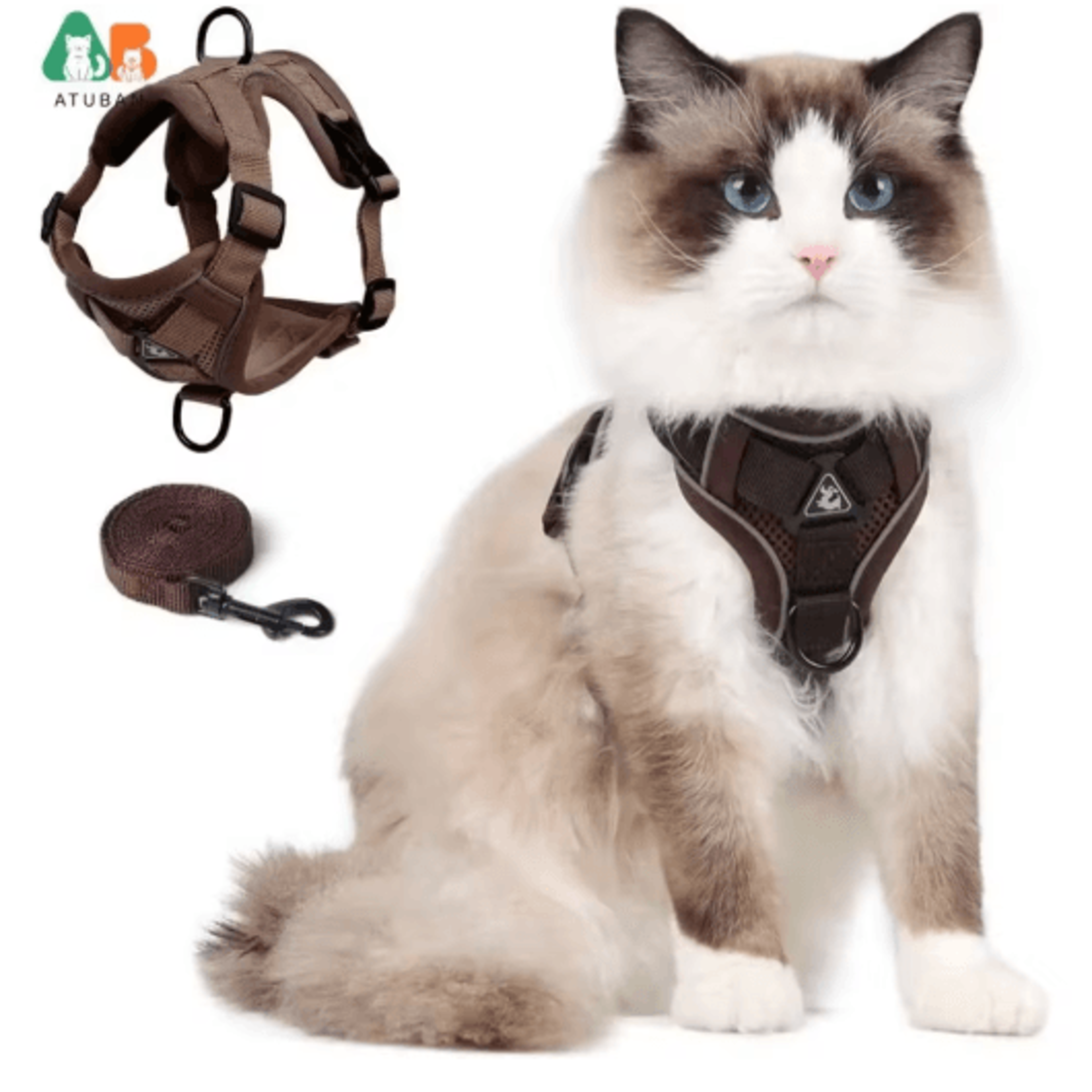reflectafit adjustable cat harness and leash set for safe outdoor adventures