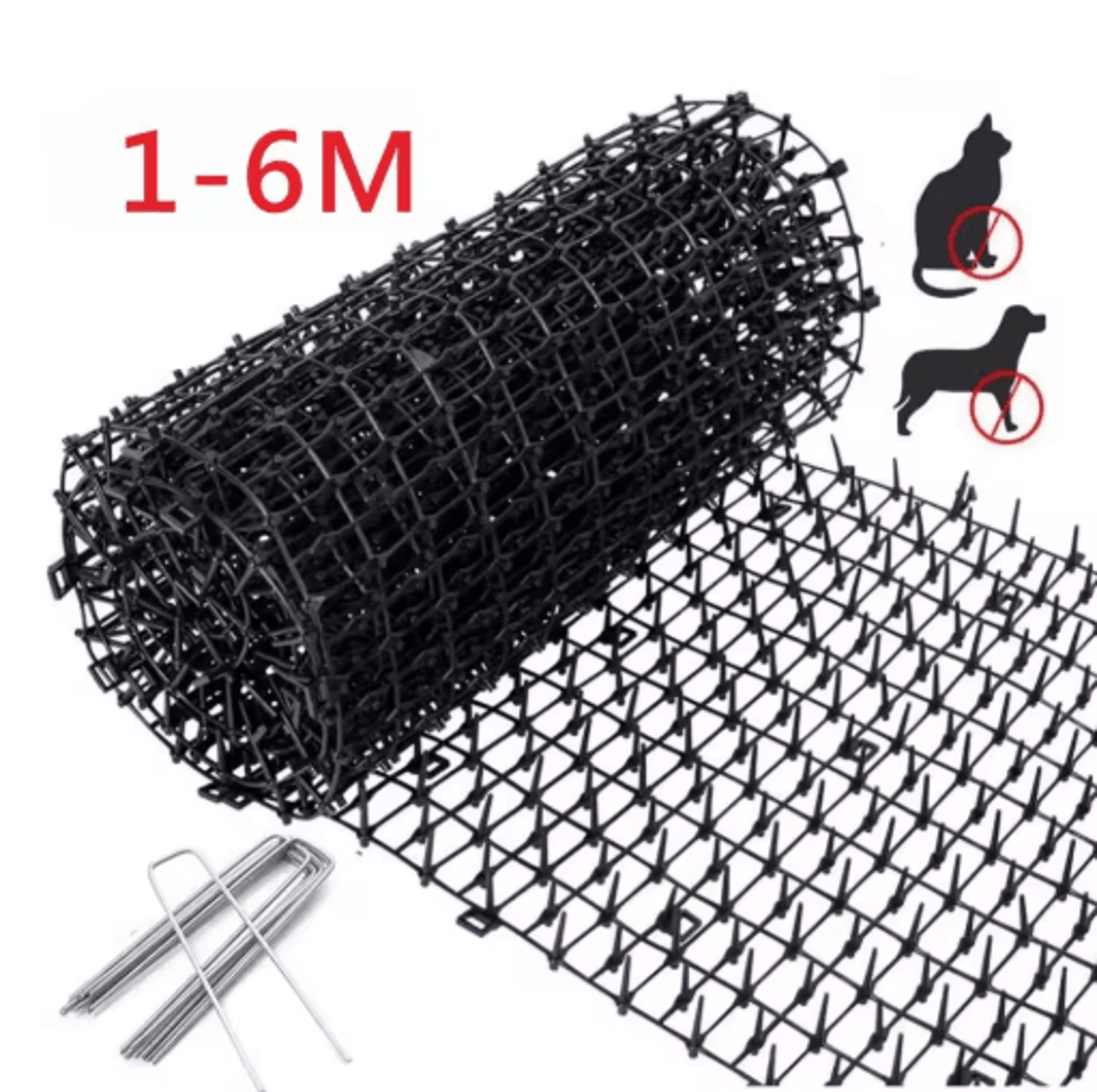 gardenshield anti-dig cat scat mat with protective spikes