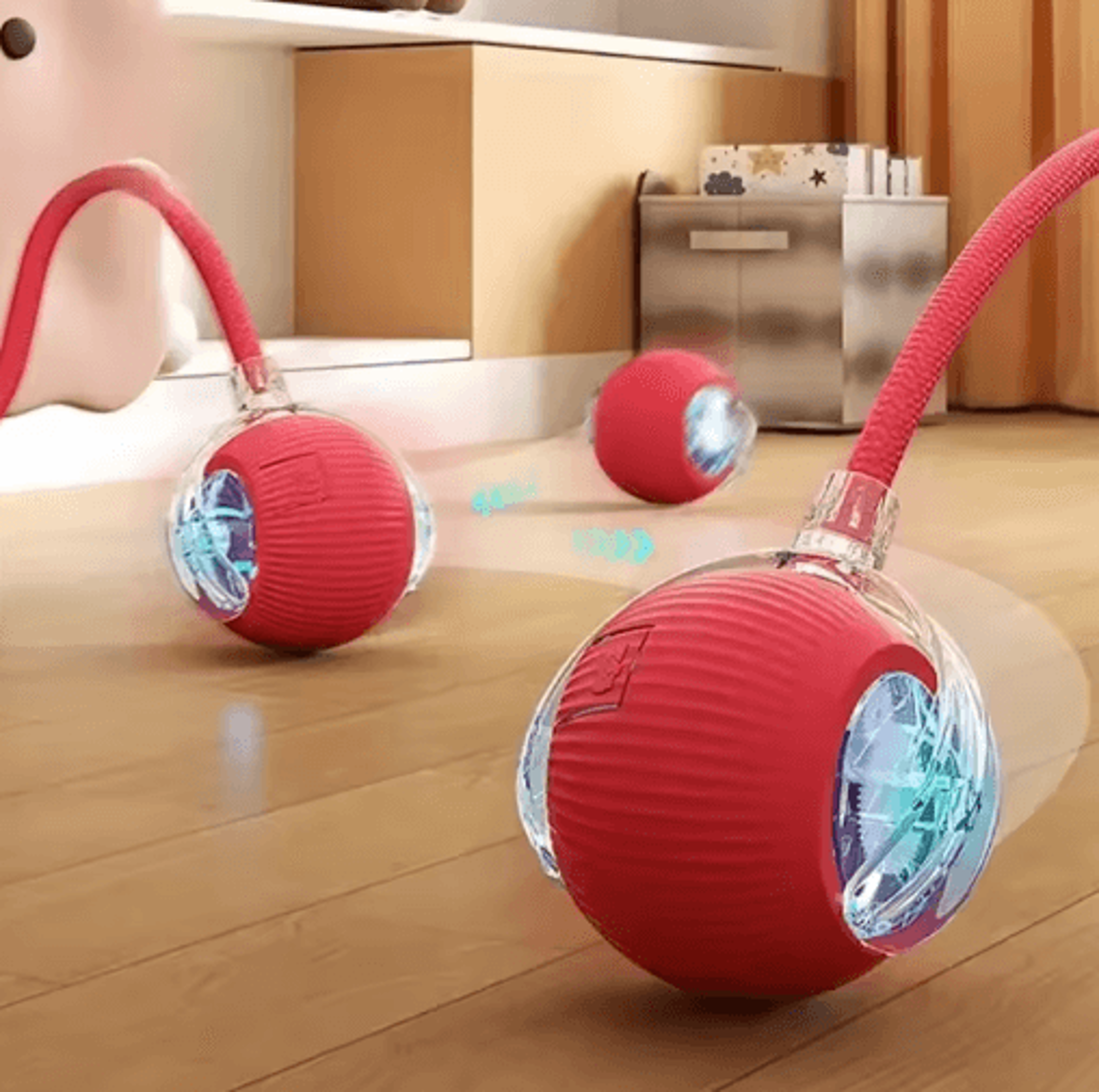 smartmouse automatic rolling cat ball with tail teaser