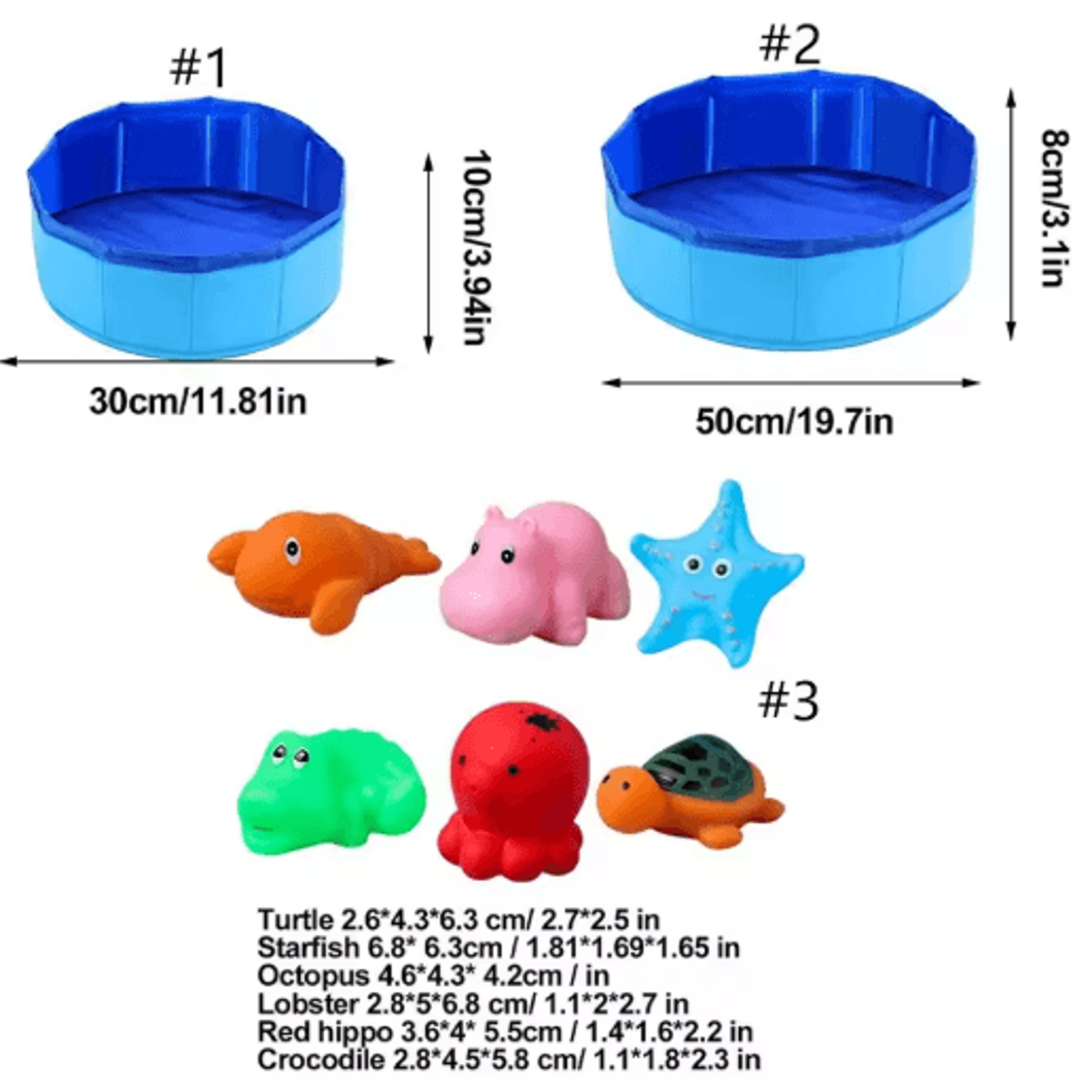 splash paws foldable pet pool & bath tub for cats and dogs