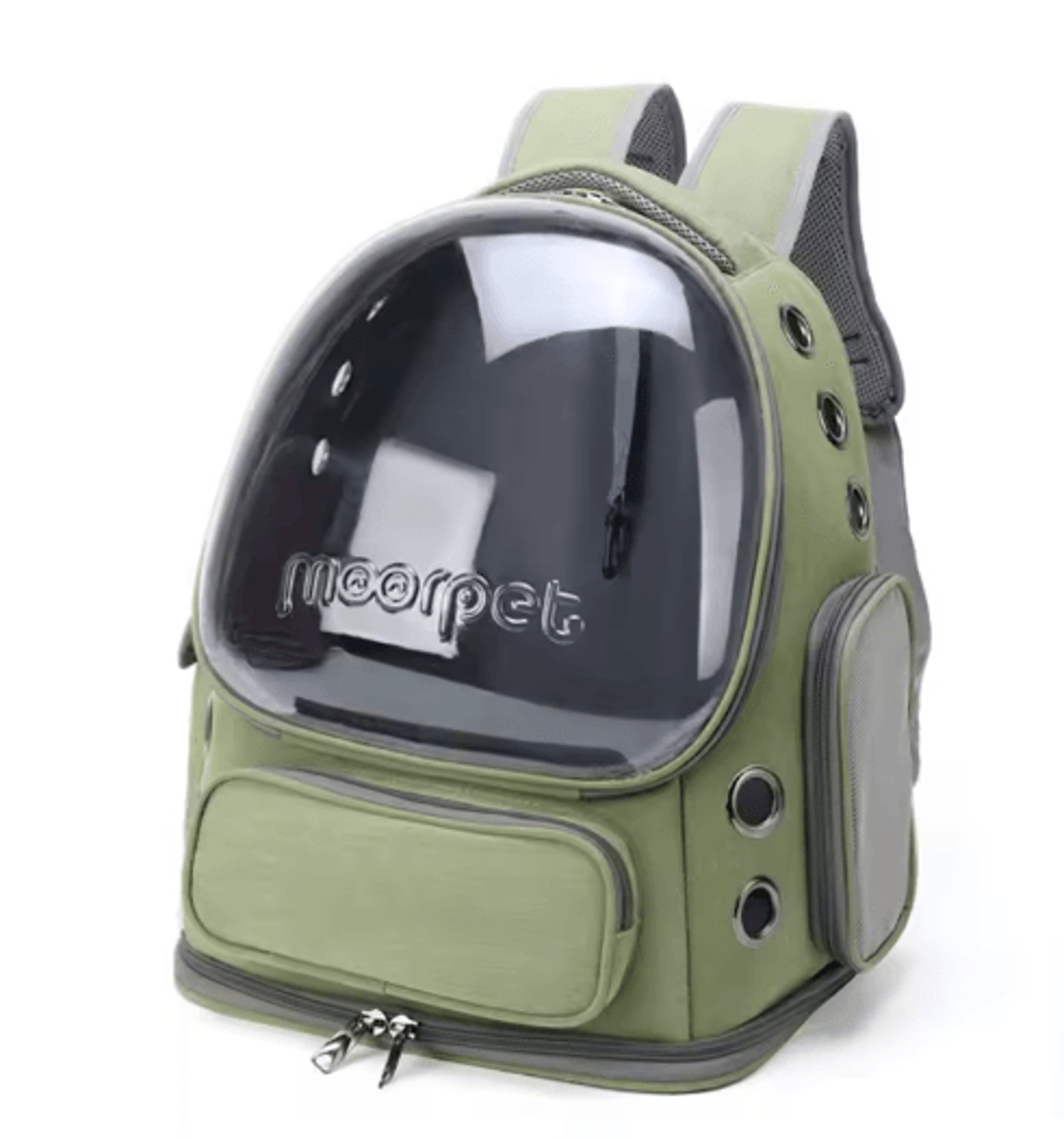 transparent folding pet carrier backpack for cats and small dogs
