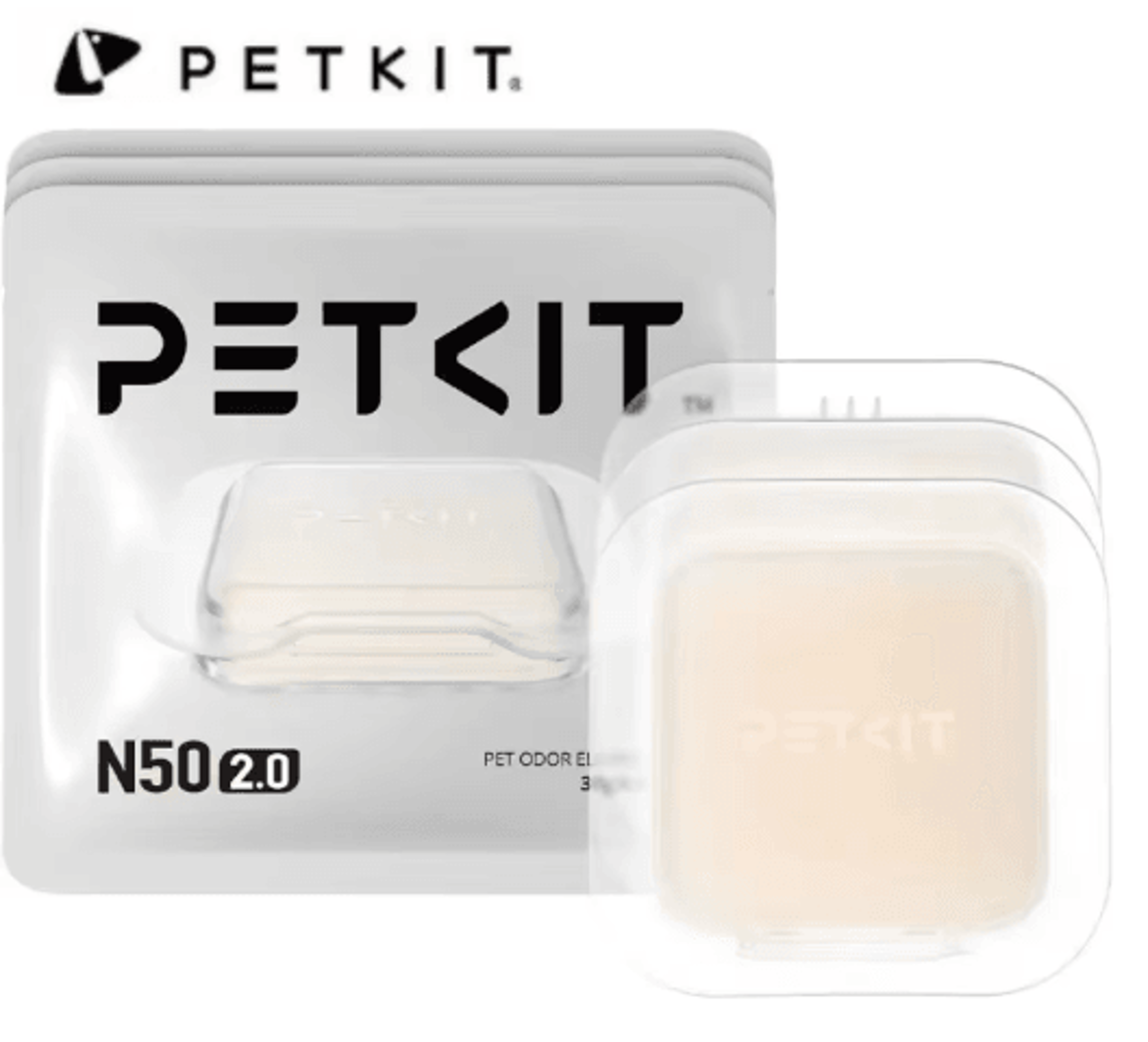 petkit n50 deodorizer cubes – odor control refills for pura max & pura max 2 self-cleaning cat litter boxes
