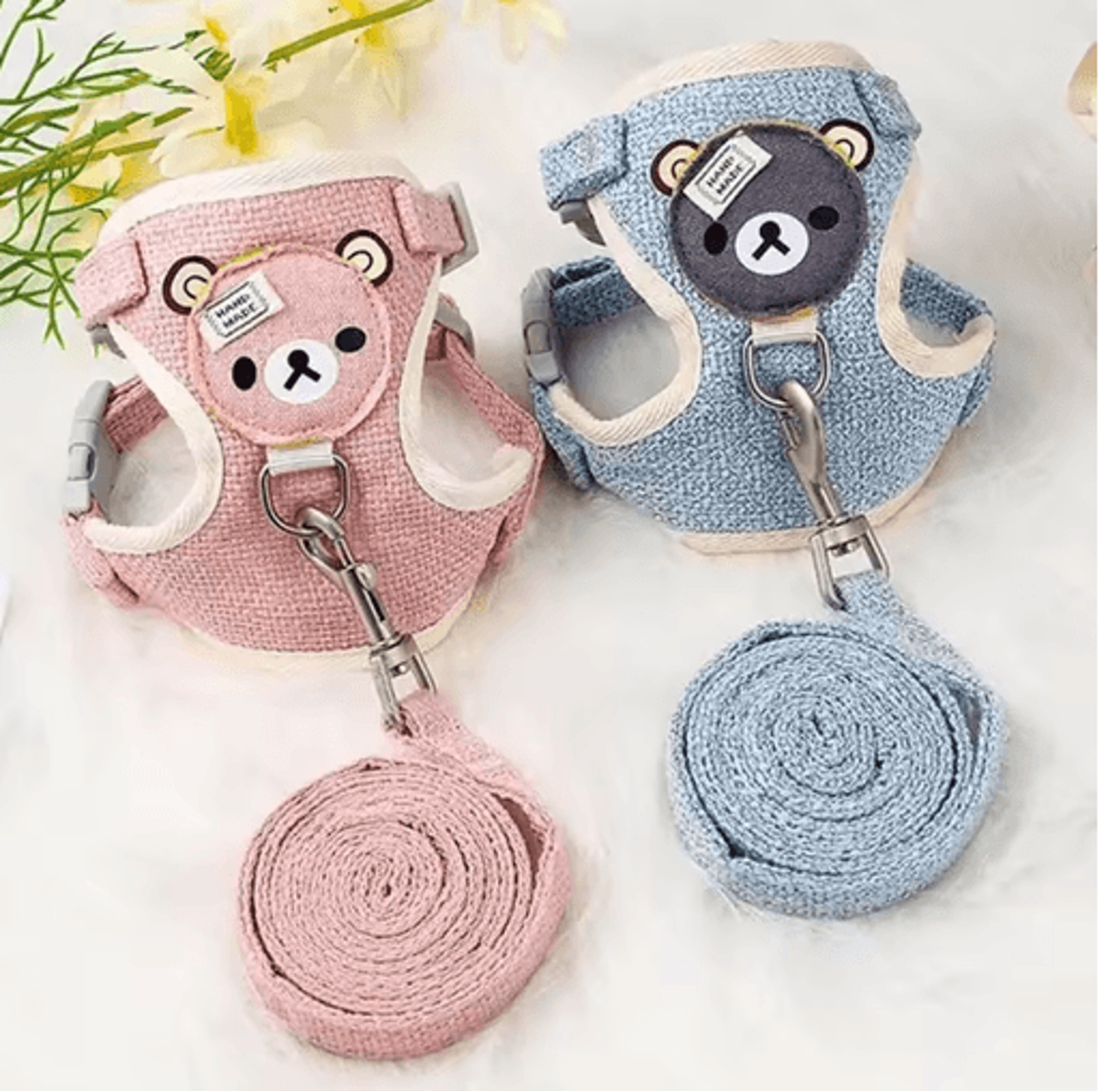 paw secure kitten harness & collar set adjustable walking harness for cats, kittens & small pets