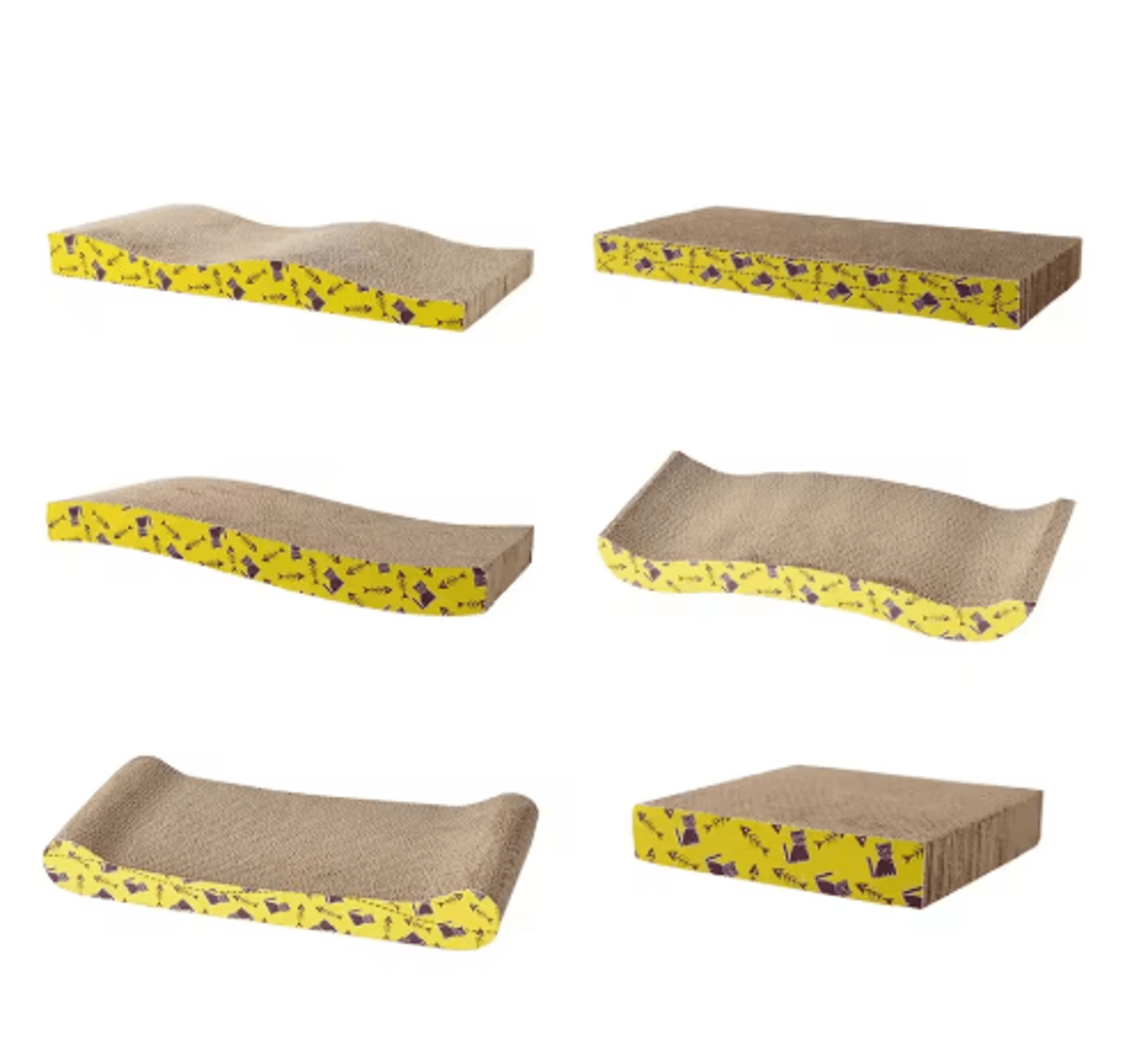 cozynest cardboard cat scratcher bed & lounge