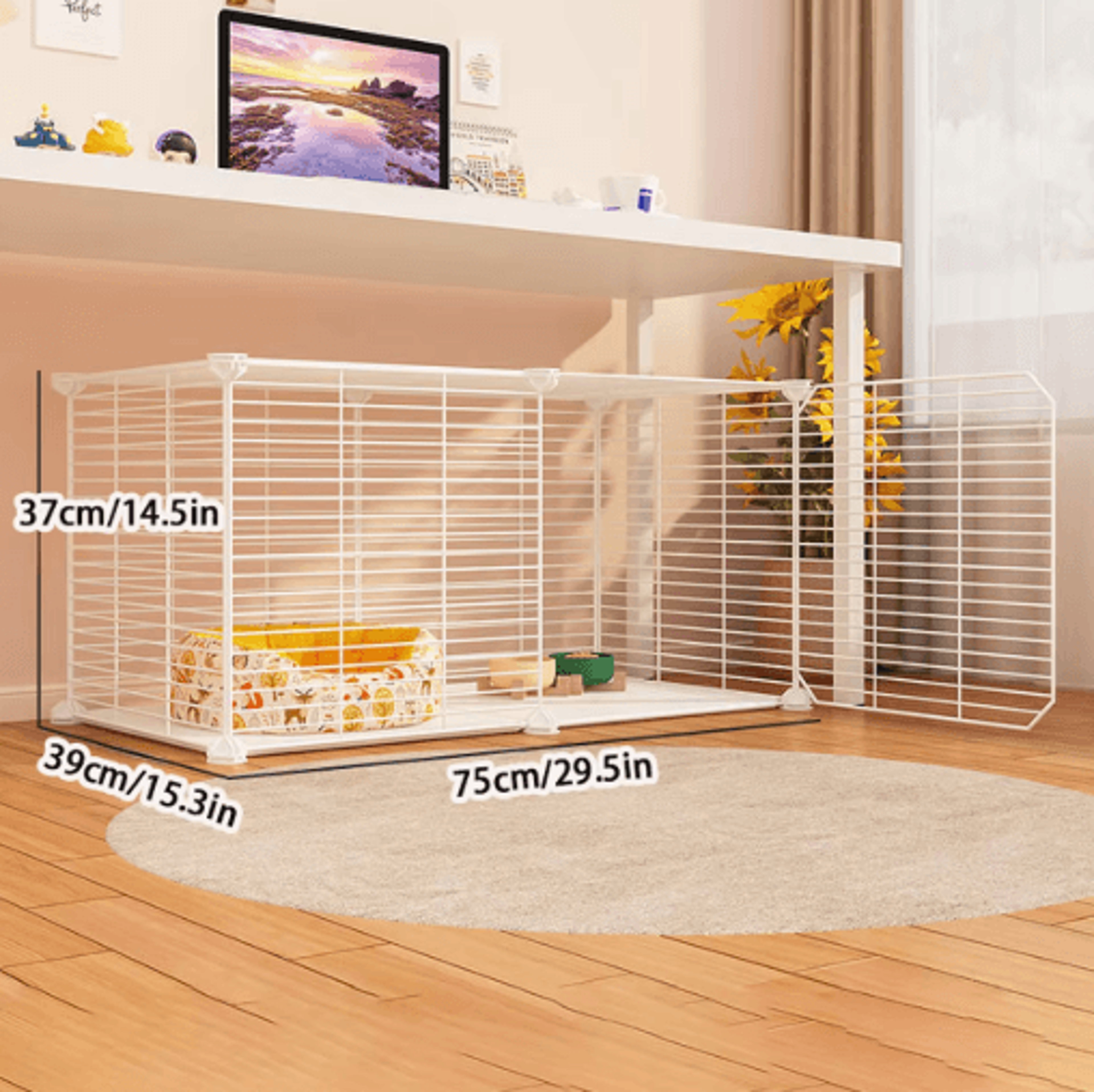 royalpaws cat villa cage – spacious multi-level indoor cat house with climbing frame