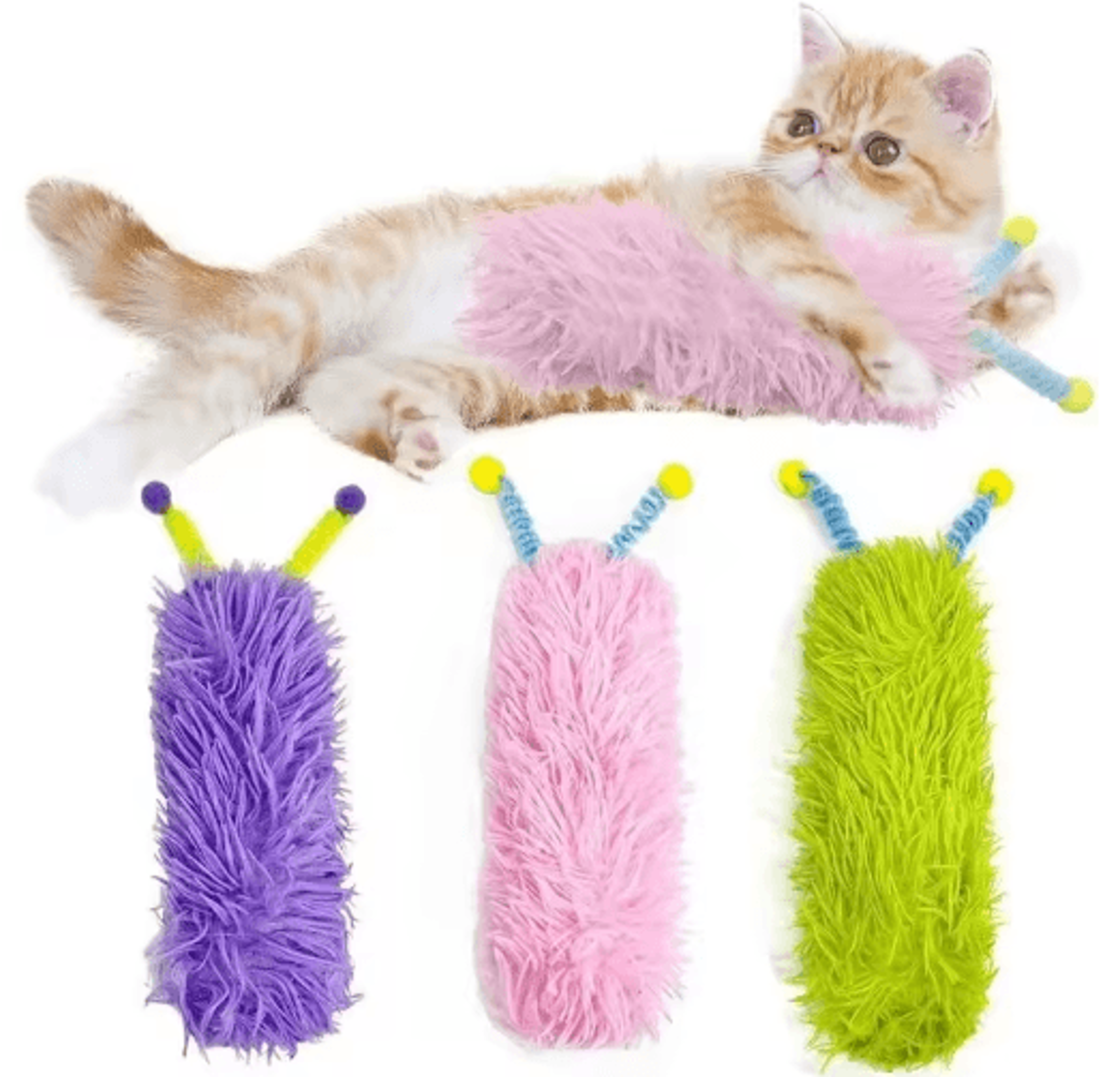 snugglekick catnip pillow toy – soft plush chew & kicker toy for cats and kittens
