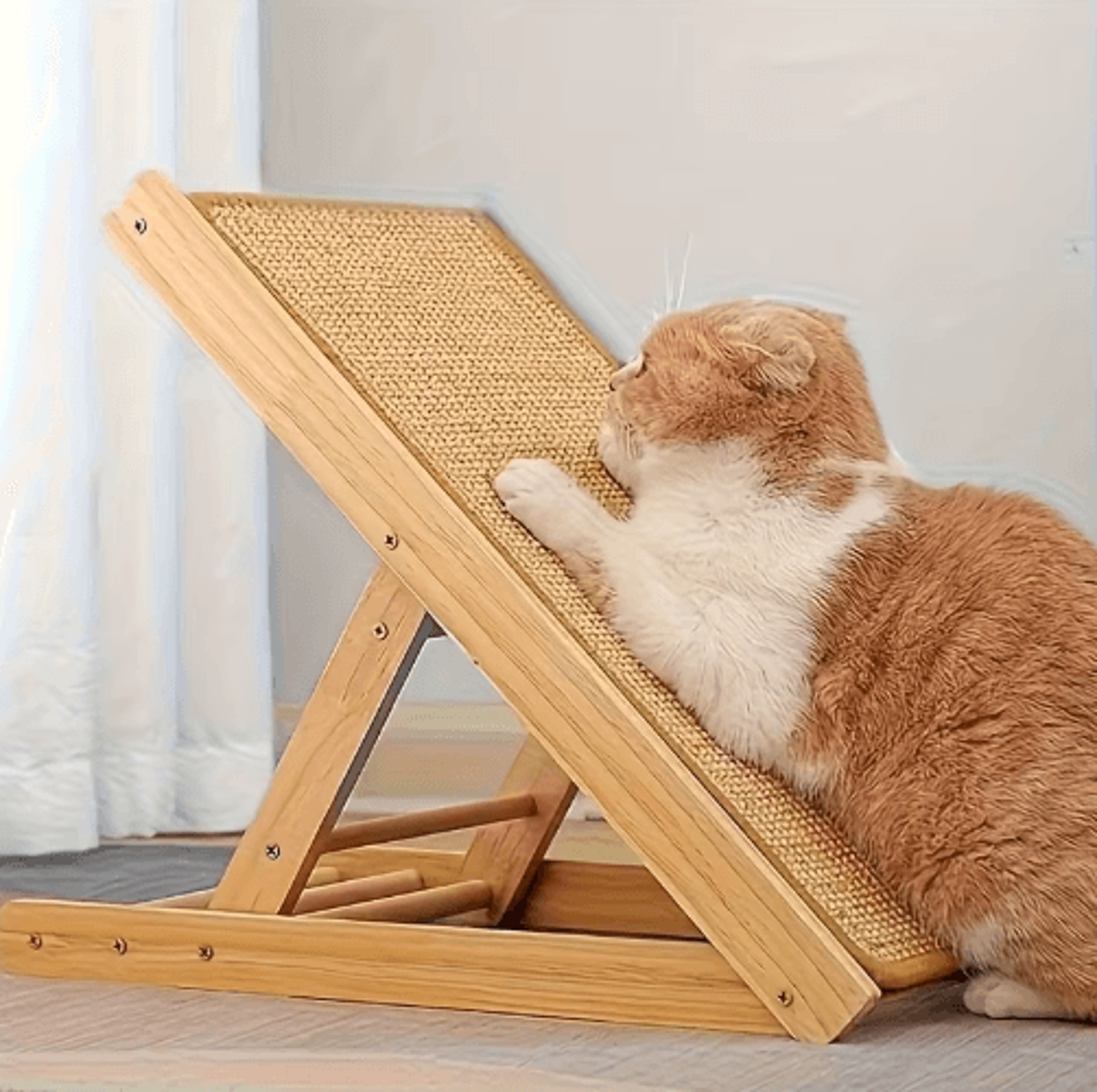 sisal cat scratching post for healthy claws and furniture protection