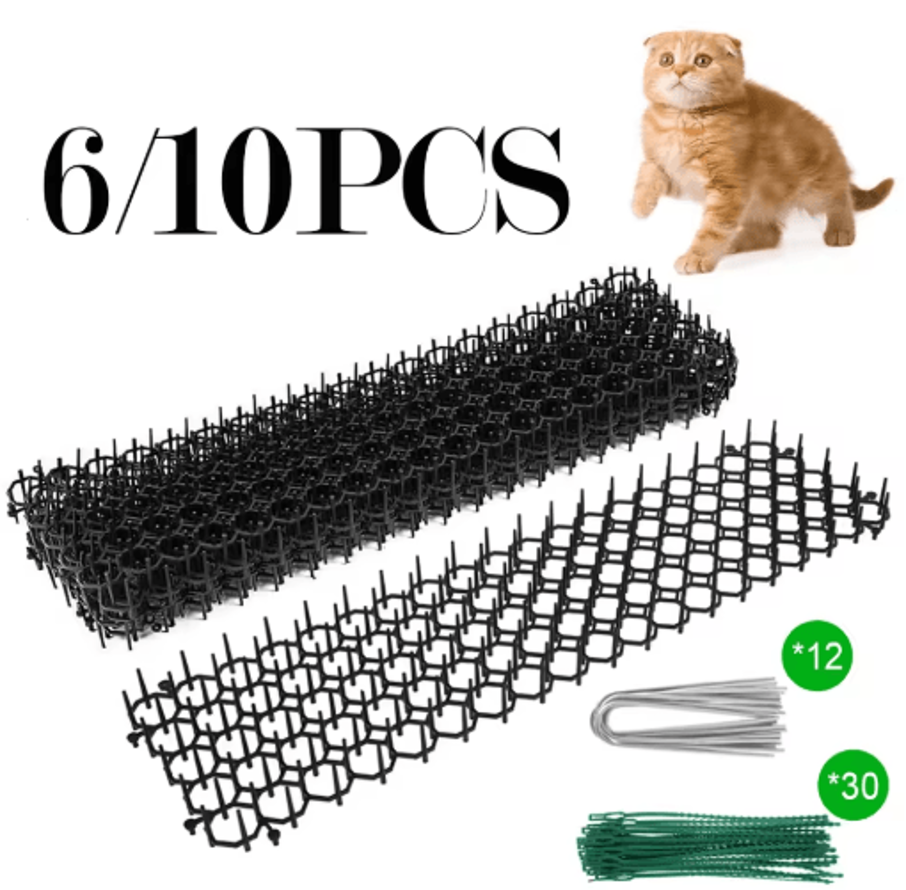 anti-dig pet deterrent mat for gardens, lawns & furniture protection