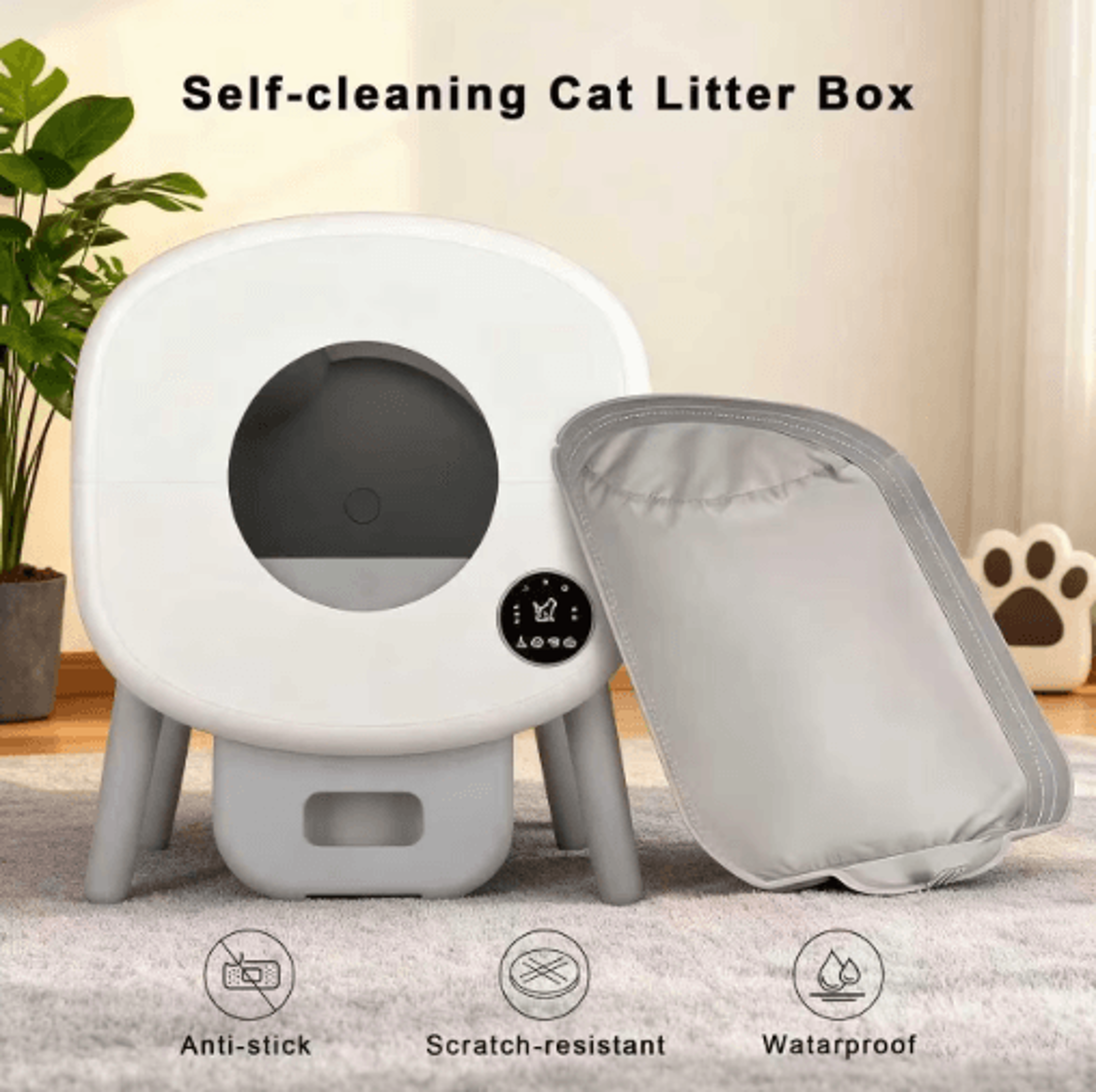 soft fabric liner replacement for automatic cat litter boxes