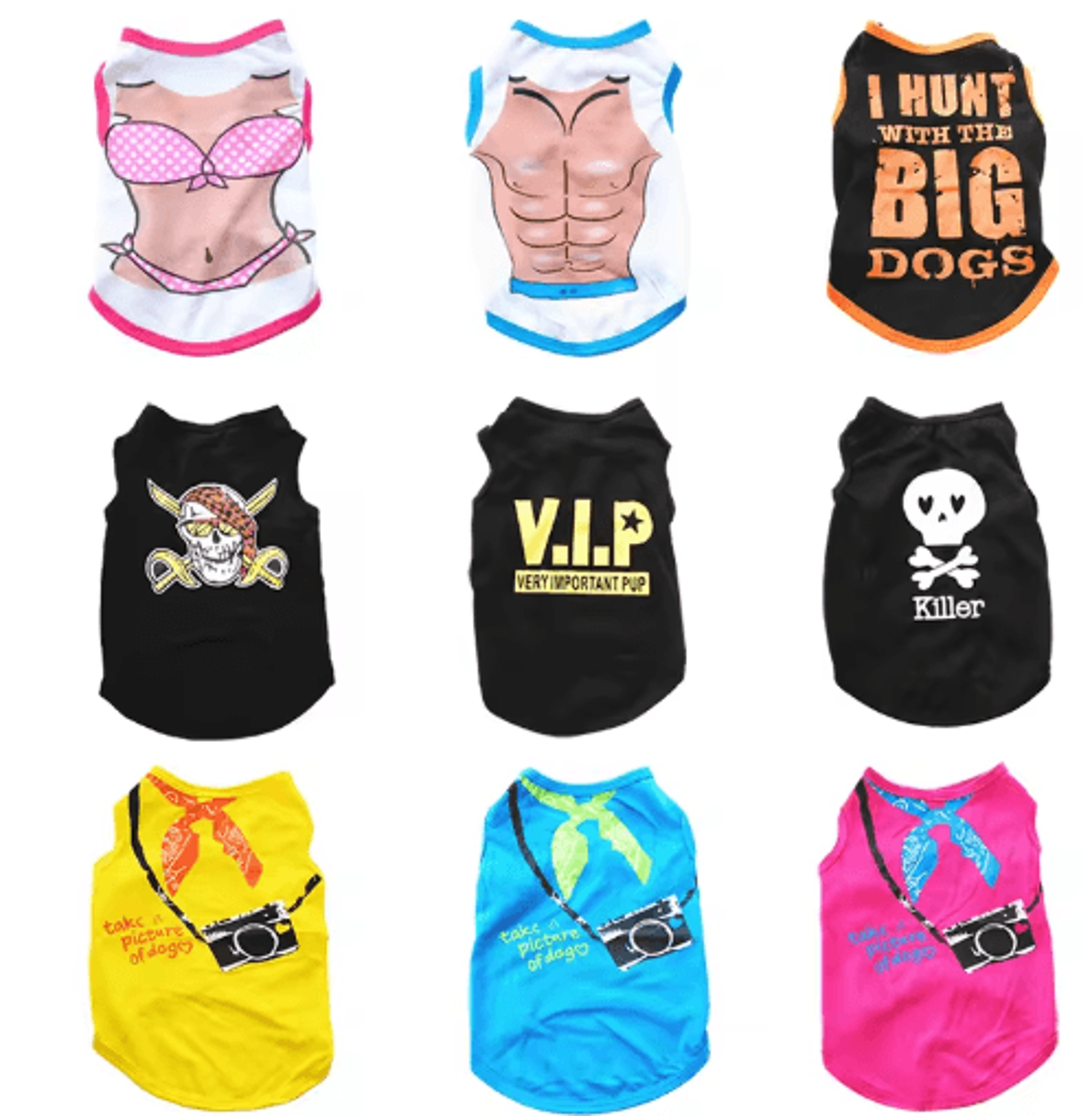 breathable cotton summer cat vest for sphynx cats, kittens & small pets