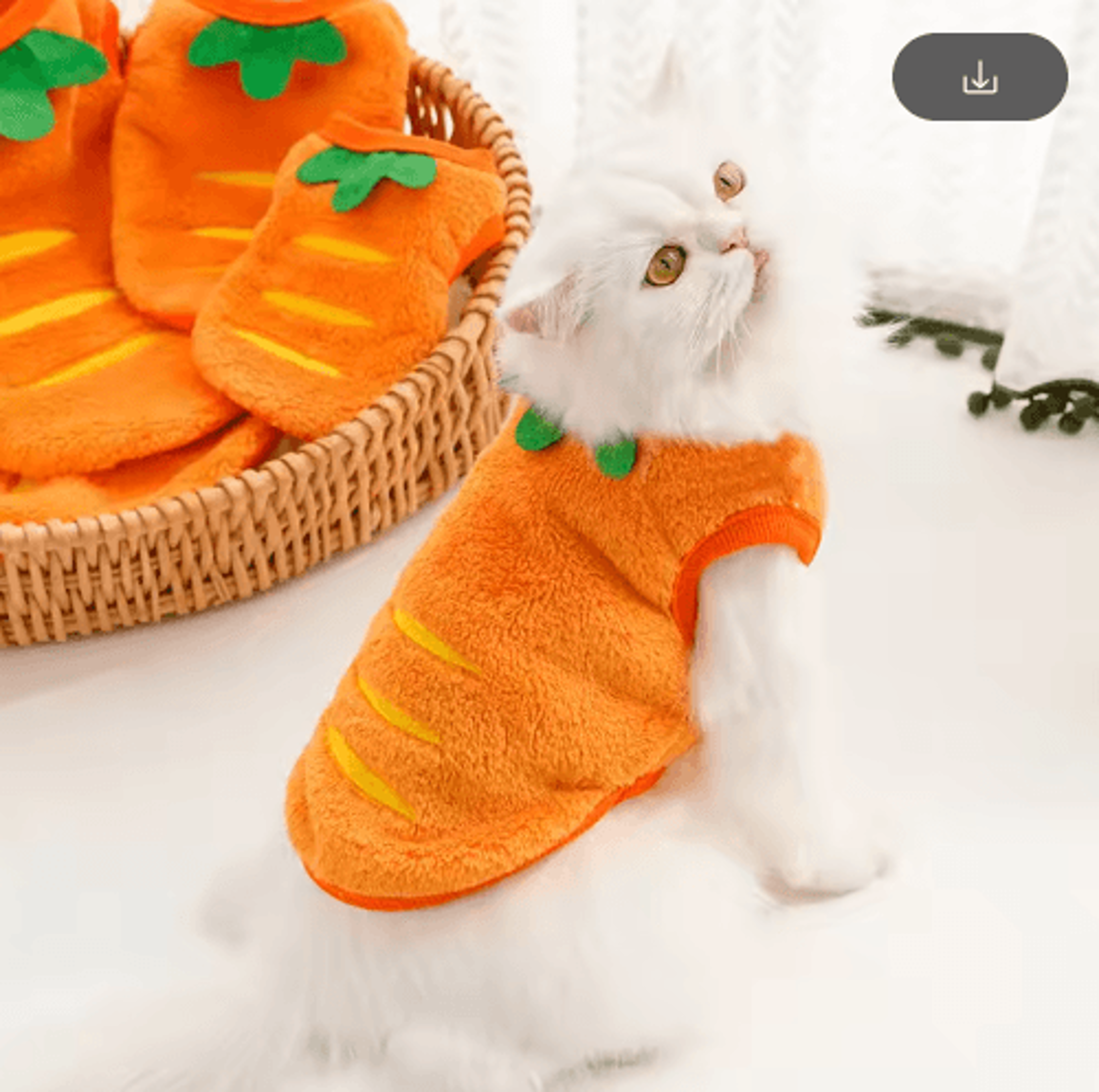 cozy fleece winter pet vest for small dogs & cats