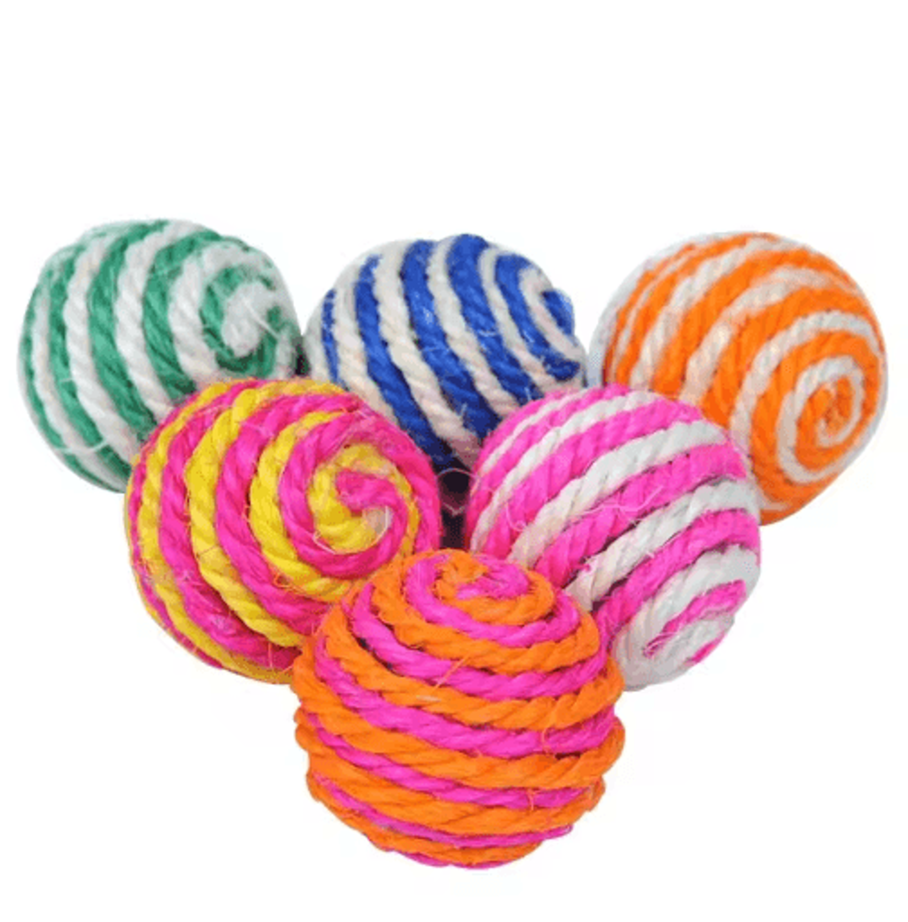 4-piece interactive pet ball toy set chew & training balls for cats and dogs