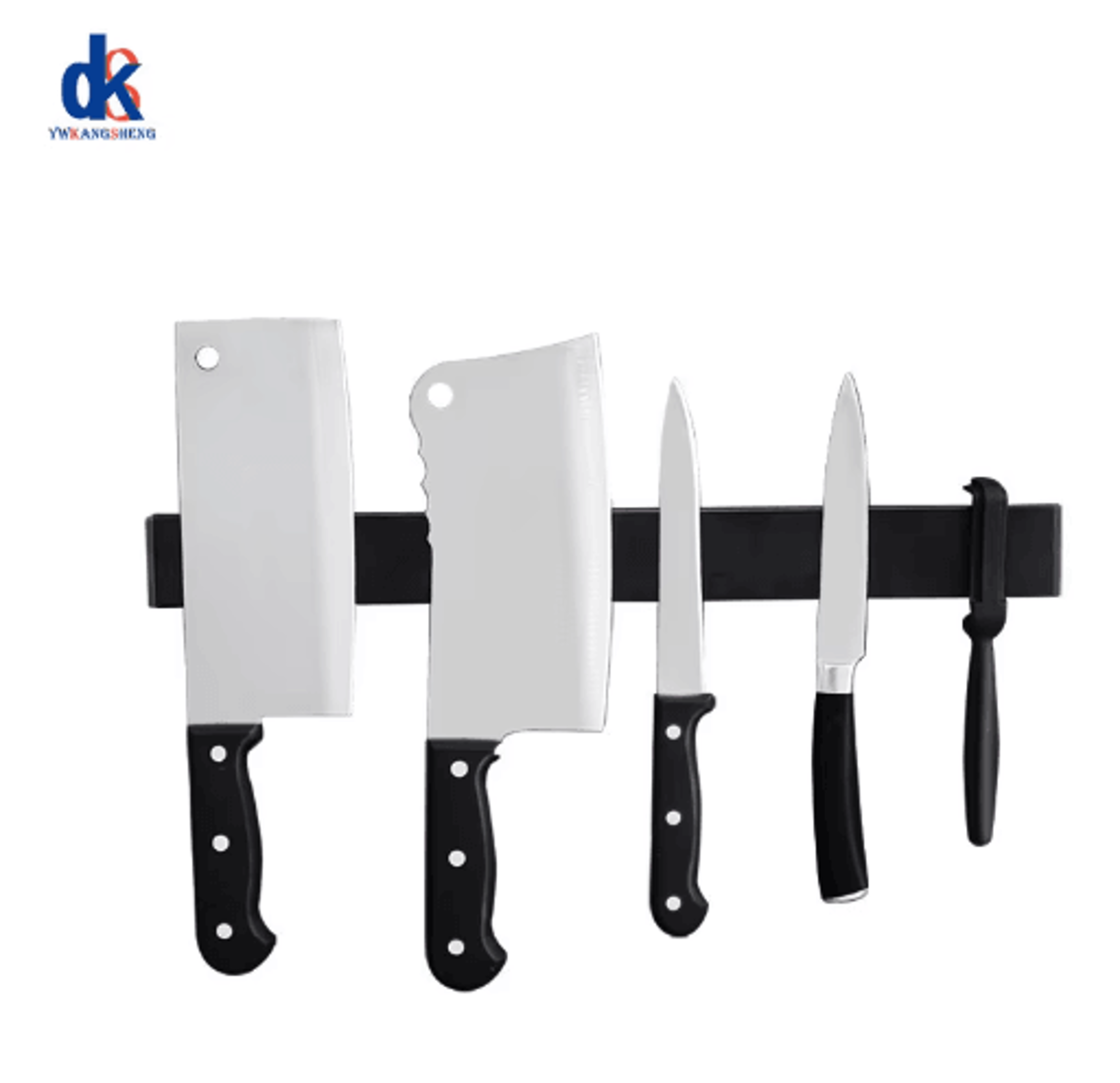 stainless steel magnetic knife holder wall mount rack for safe kitchen storage