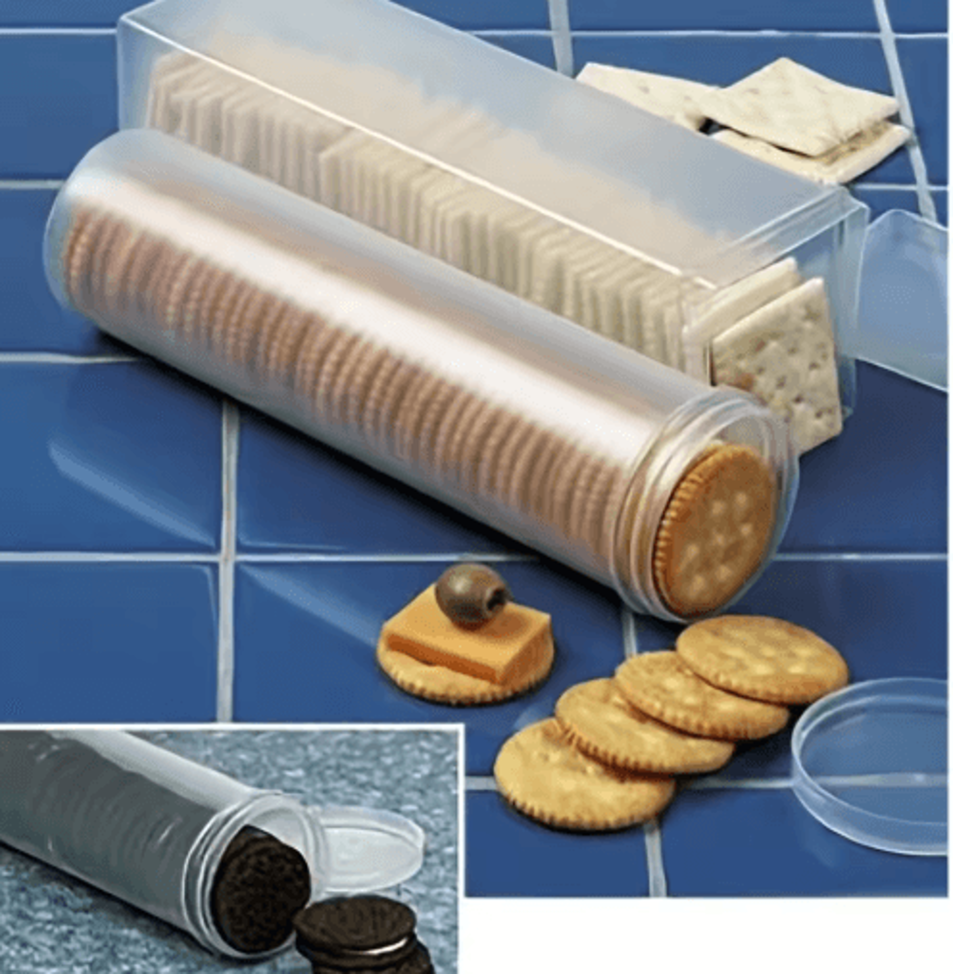 stackable airtight food storage containers with flip-top lids for kitchen organization