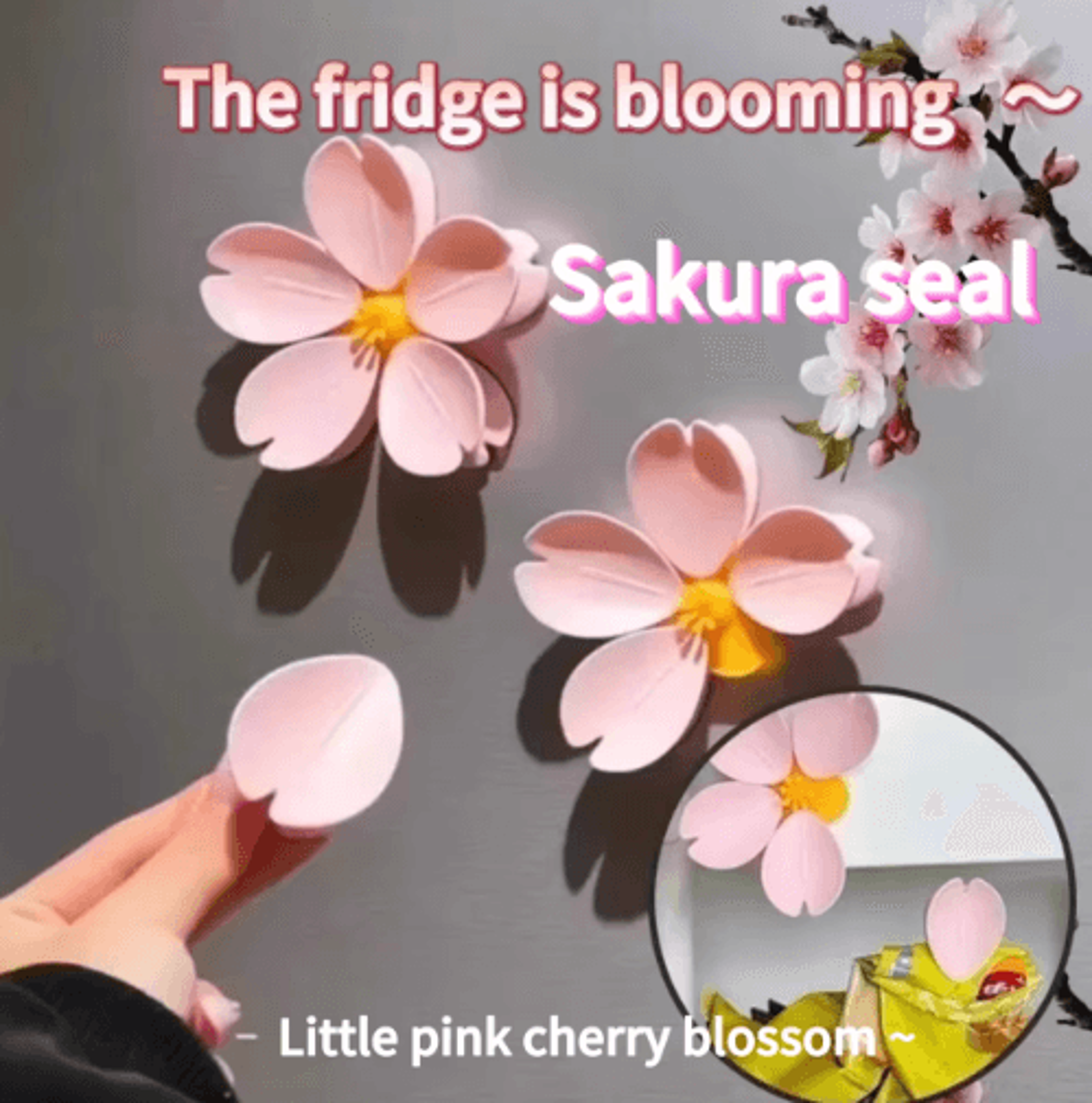 sakura magnetic food sealing clips for snack bags & refrigerator organization
