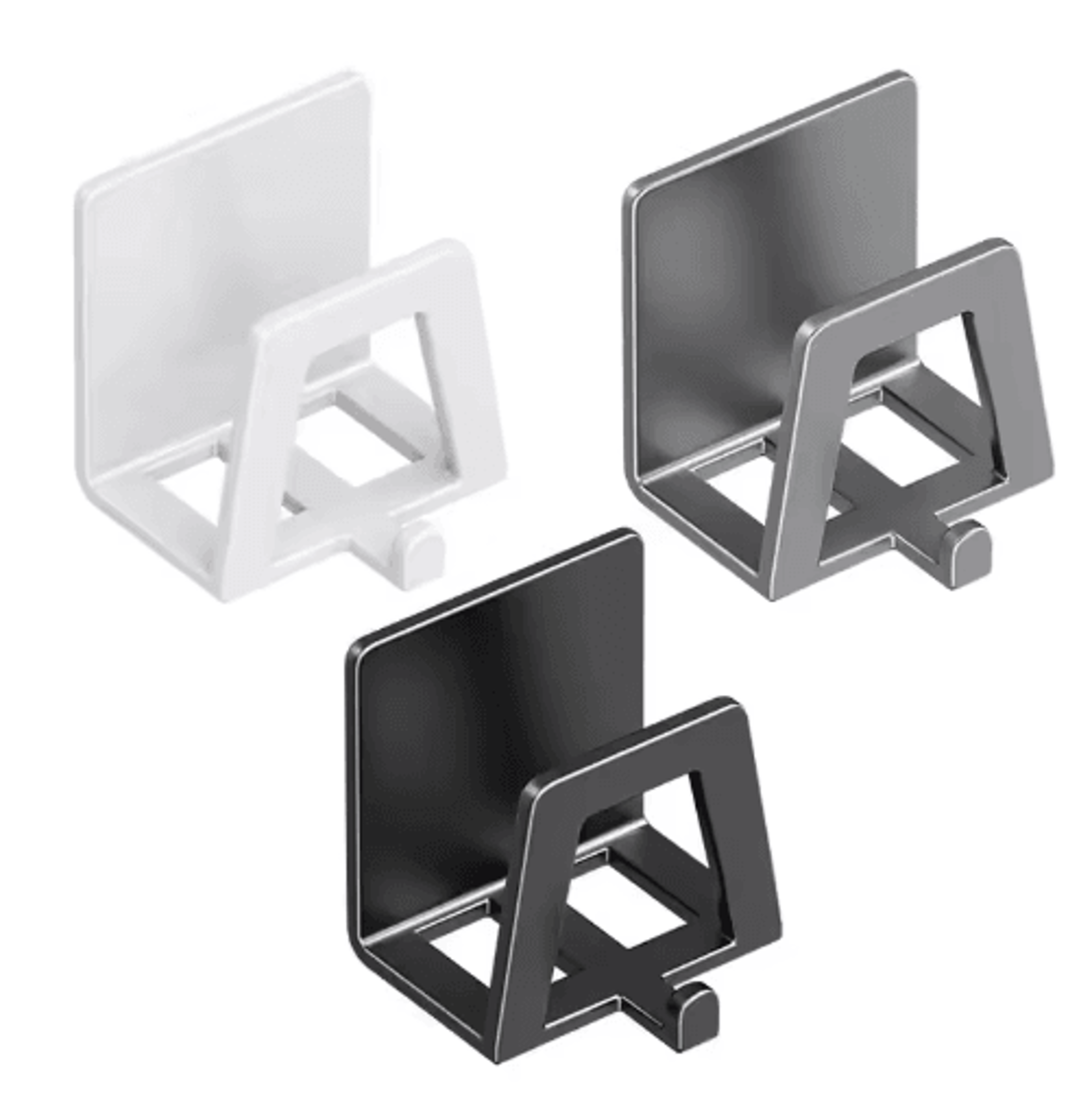 stainless steel self-adhesive sponge holder for kitchen sink organization
