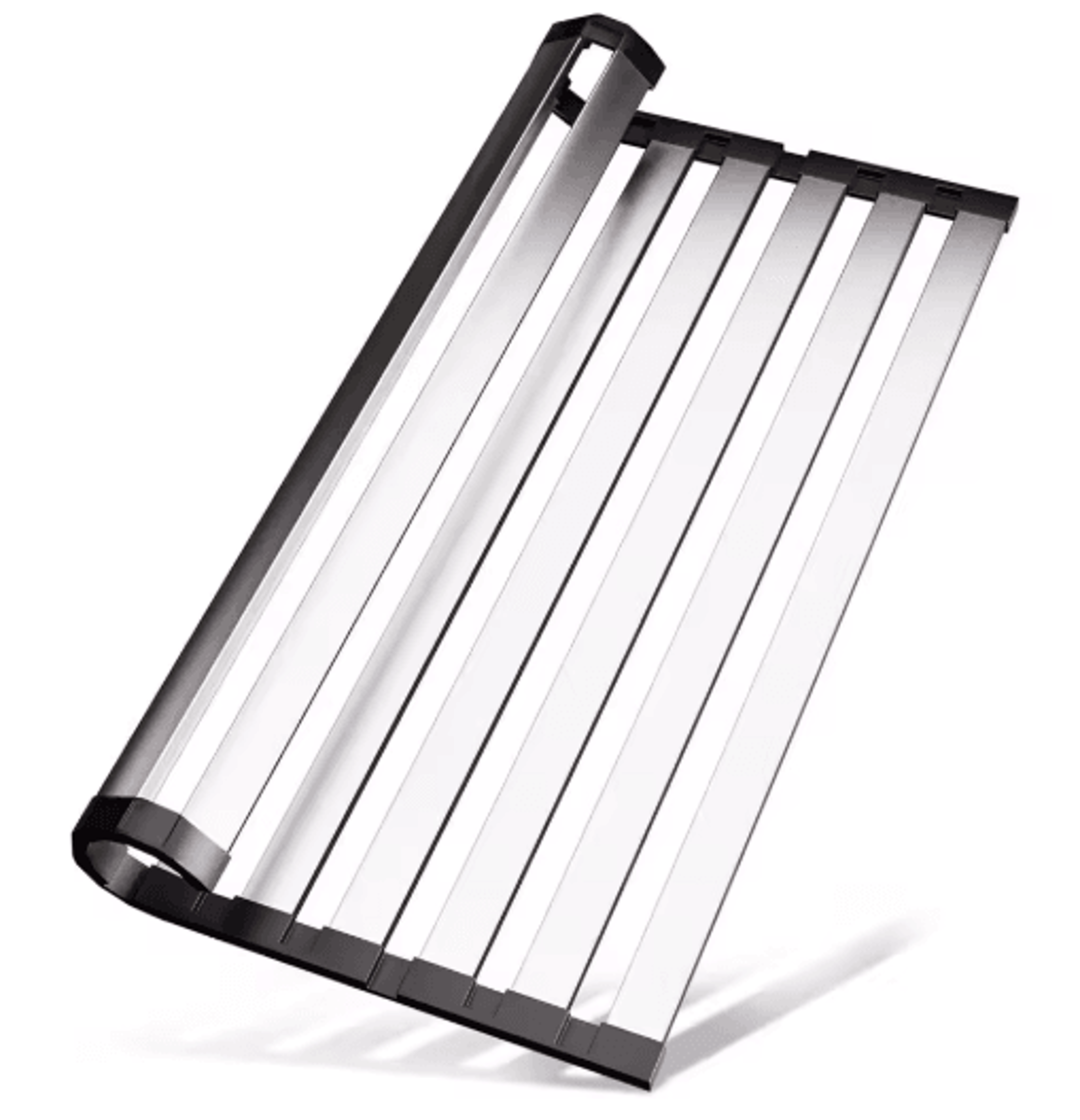 304 stainless steel foldable over-the-sink dish drying rack