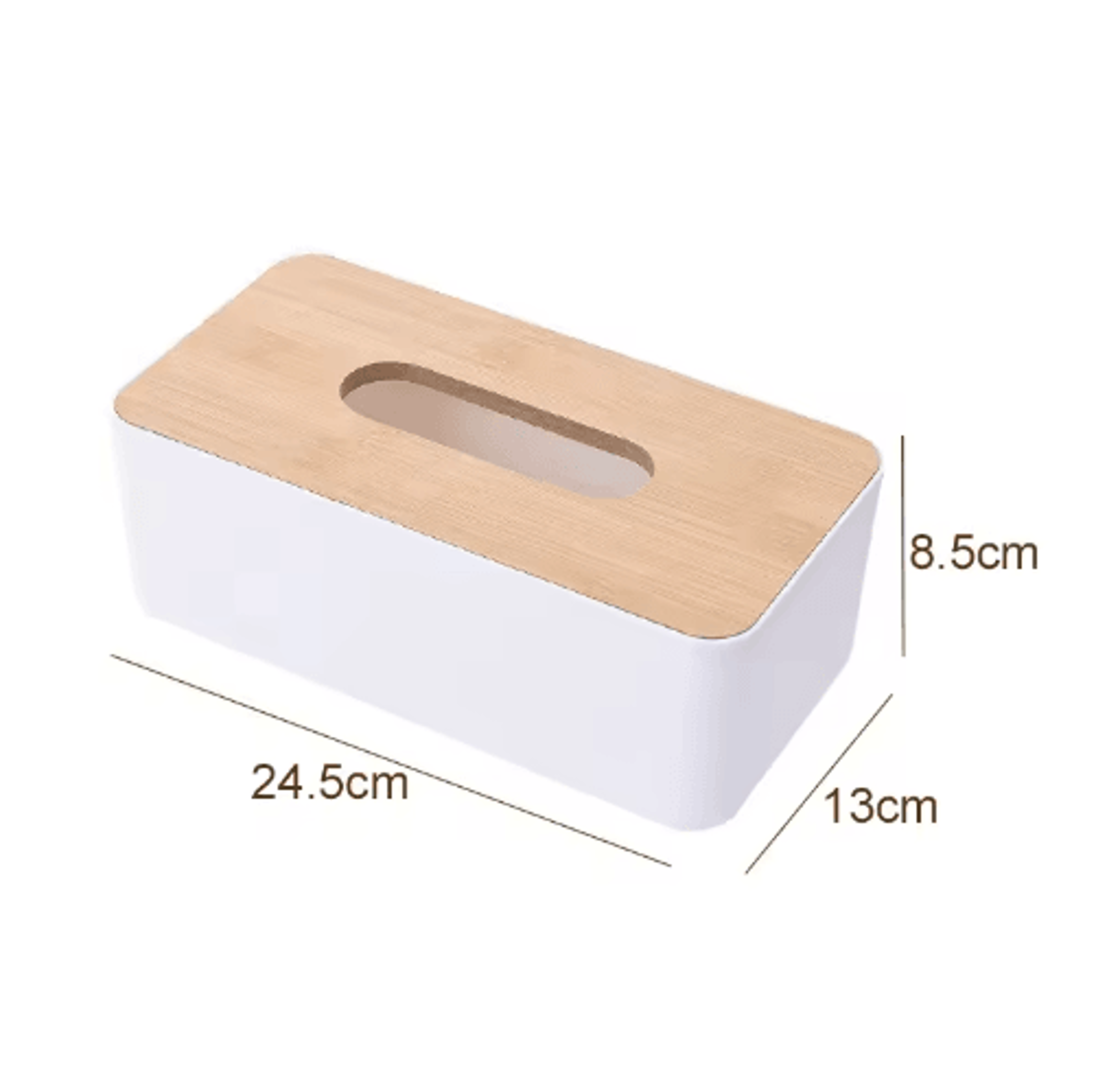 minimalist plastic tissue box cover – rectangular tissue holder for home & office