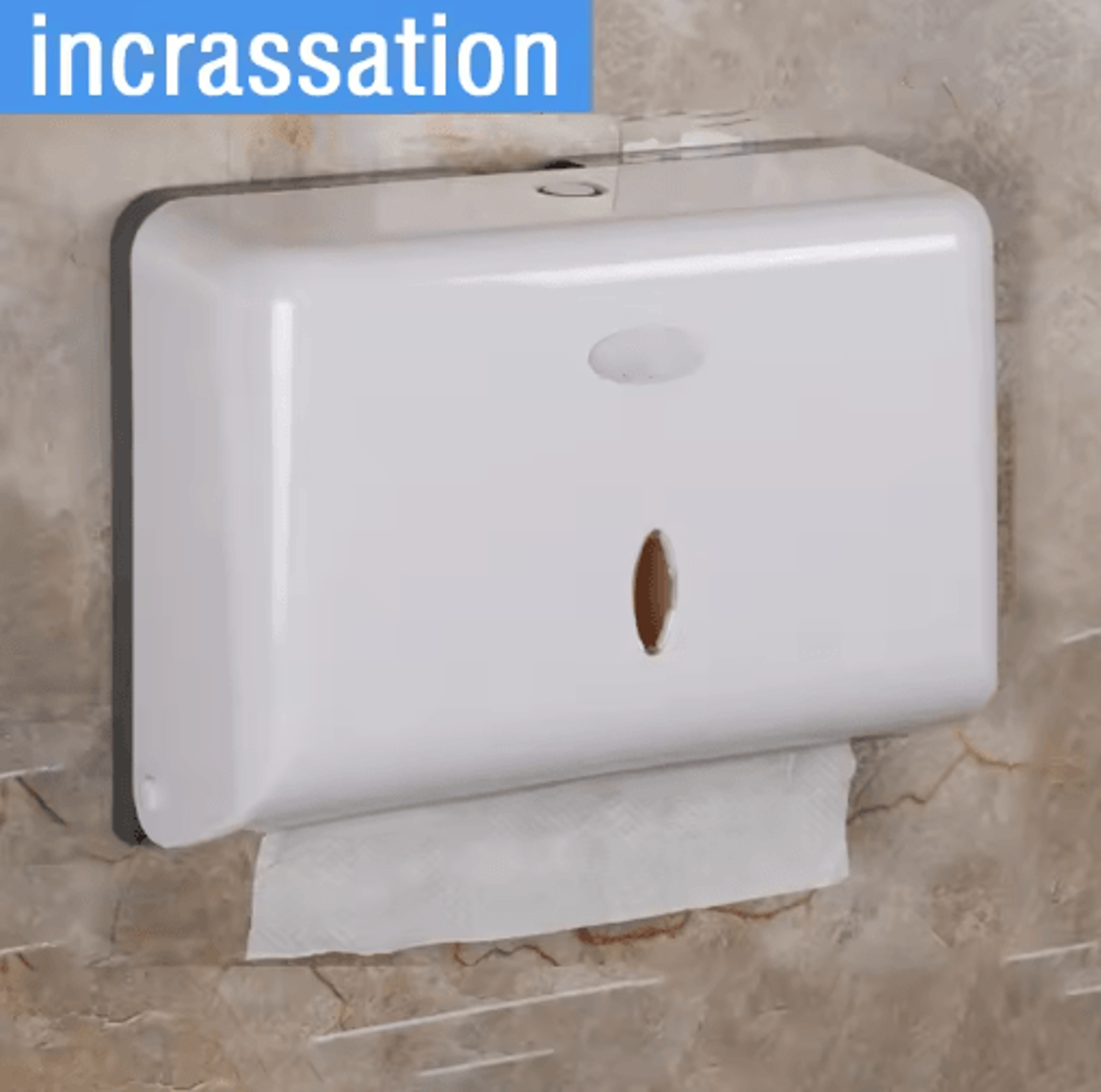 wall-mounted paper towel dispenser punch-free multifold tissue holder