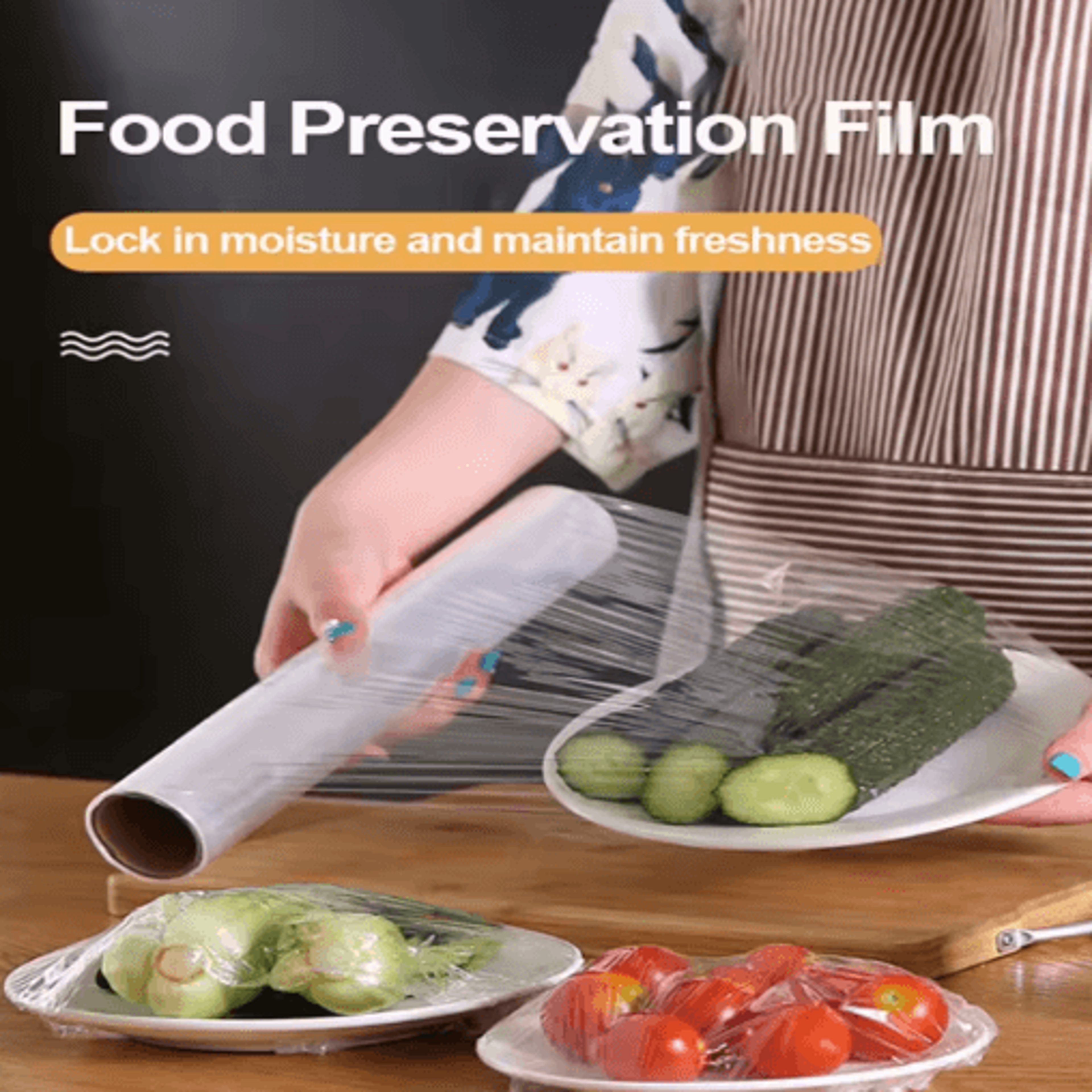 food grade cling film roll – high temperature resistant microwave-safe food wrap