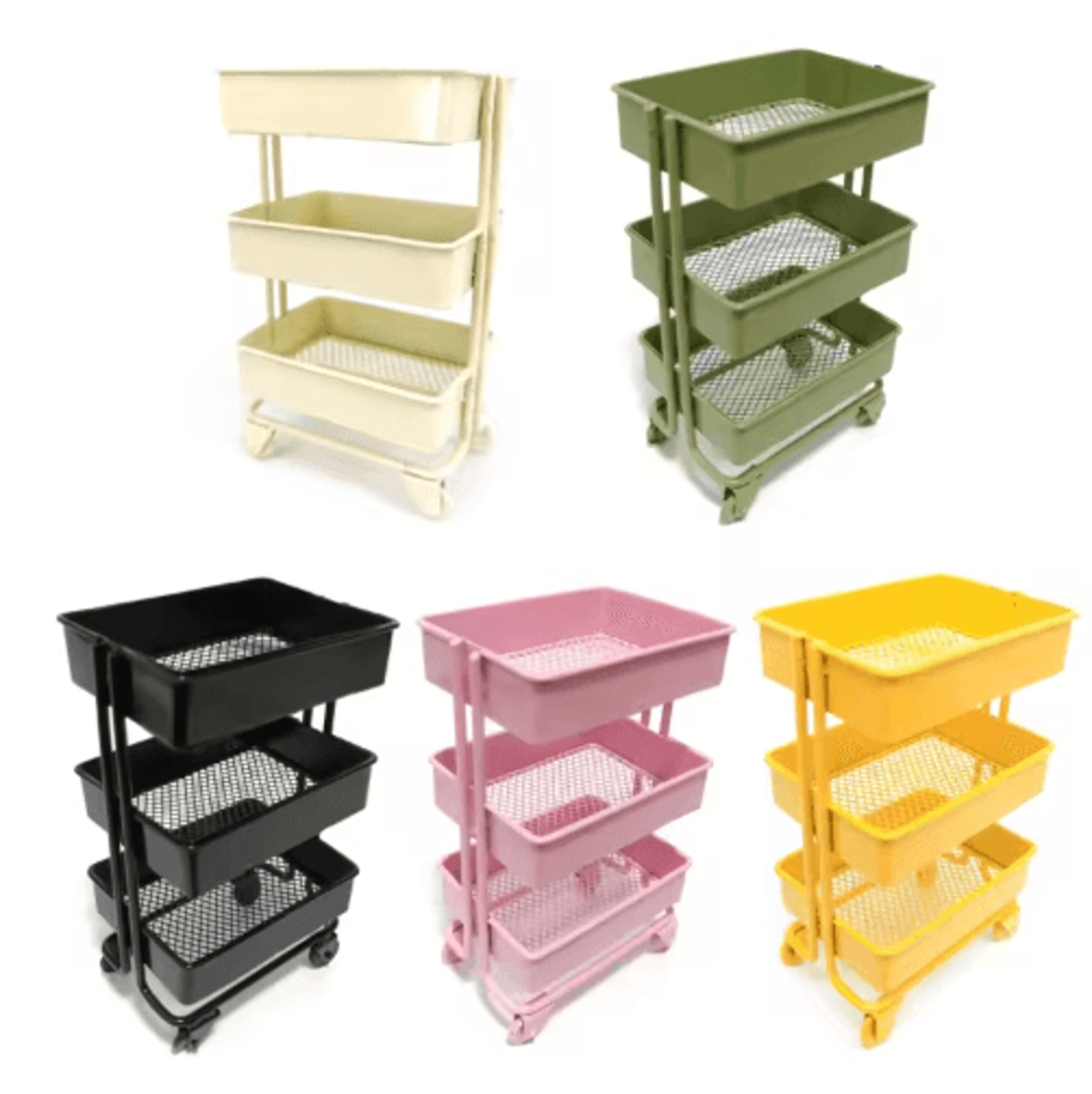 mini trolley storage rack with wheels dollhouse miniature display shelf & decorative bookshelf