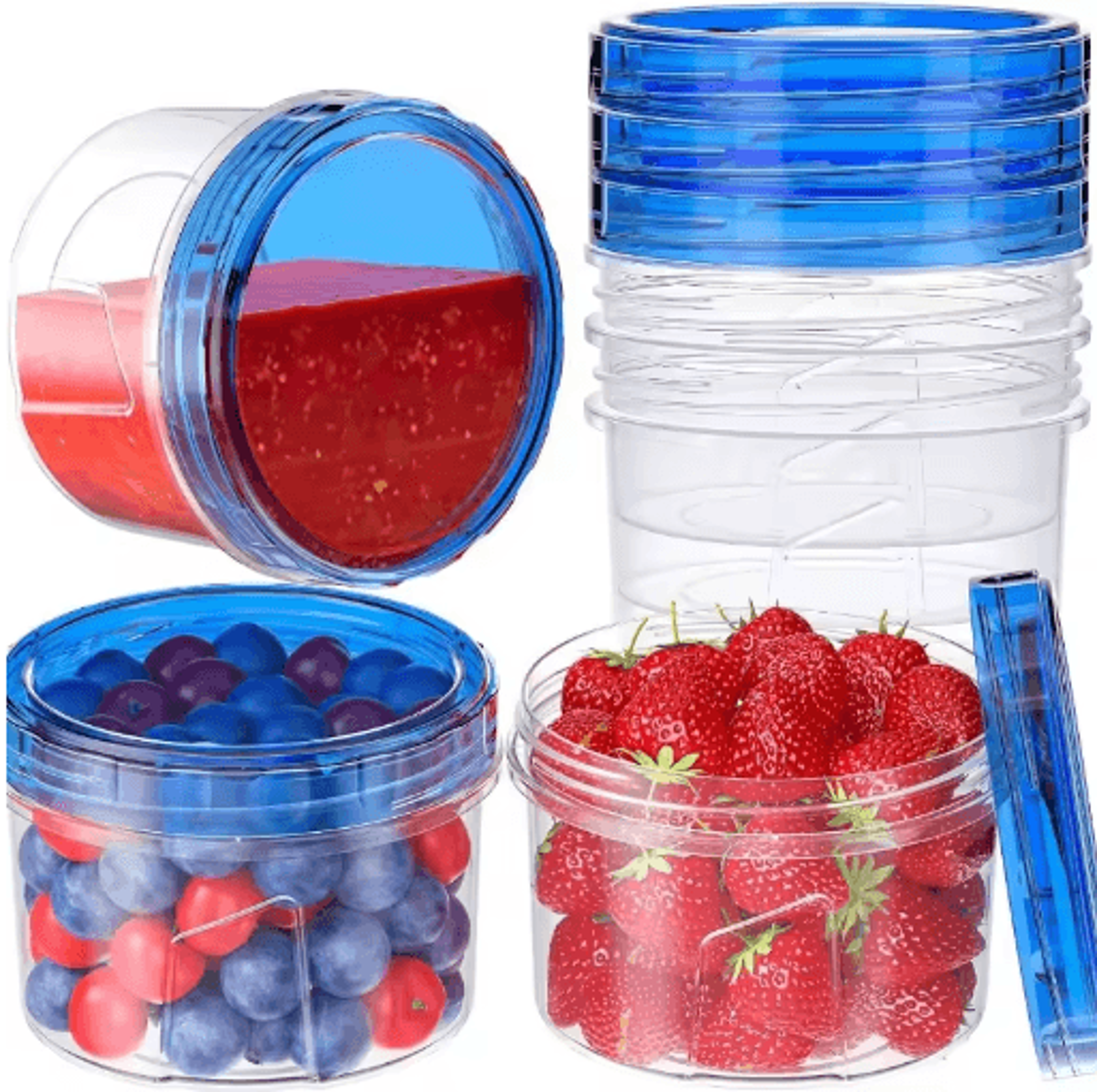 vacuum food storage container with twist-top lid – airtight freezer & fresh-keeping storage box