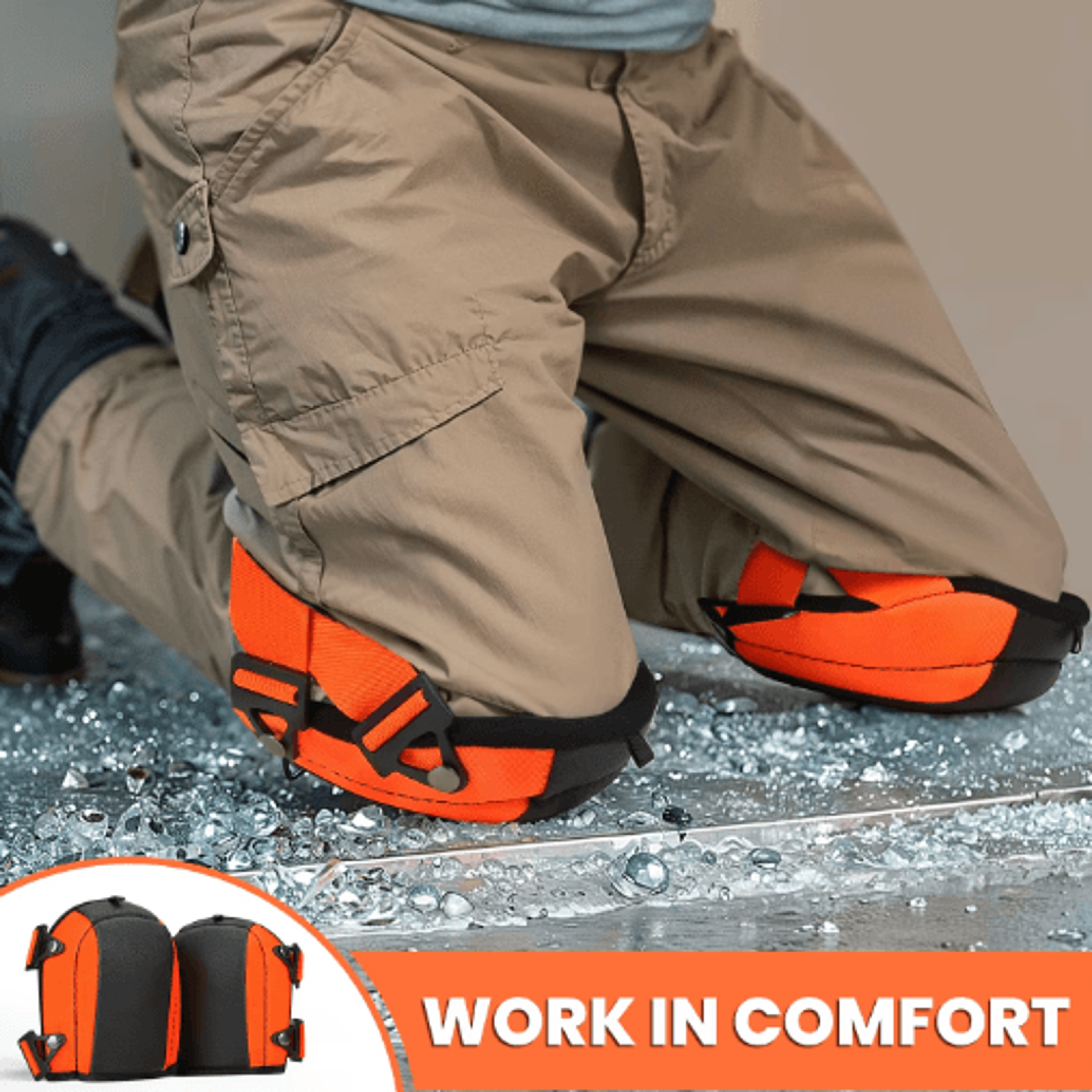 comfortable garden knee pads with foam padding – protective flooring & gardening knee pads for men and women