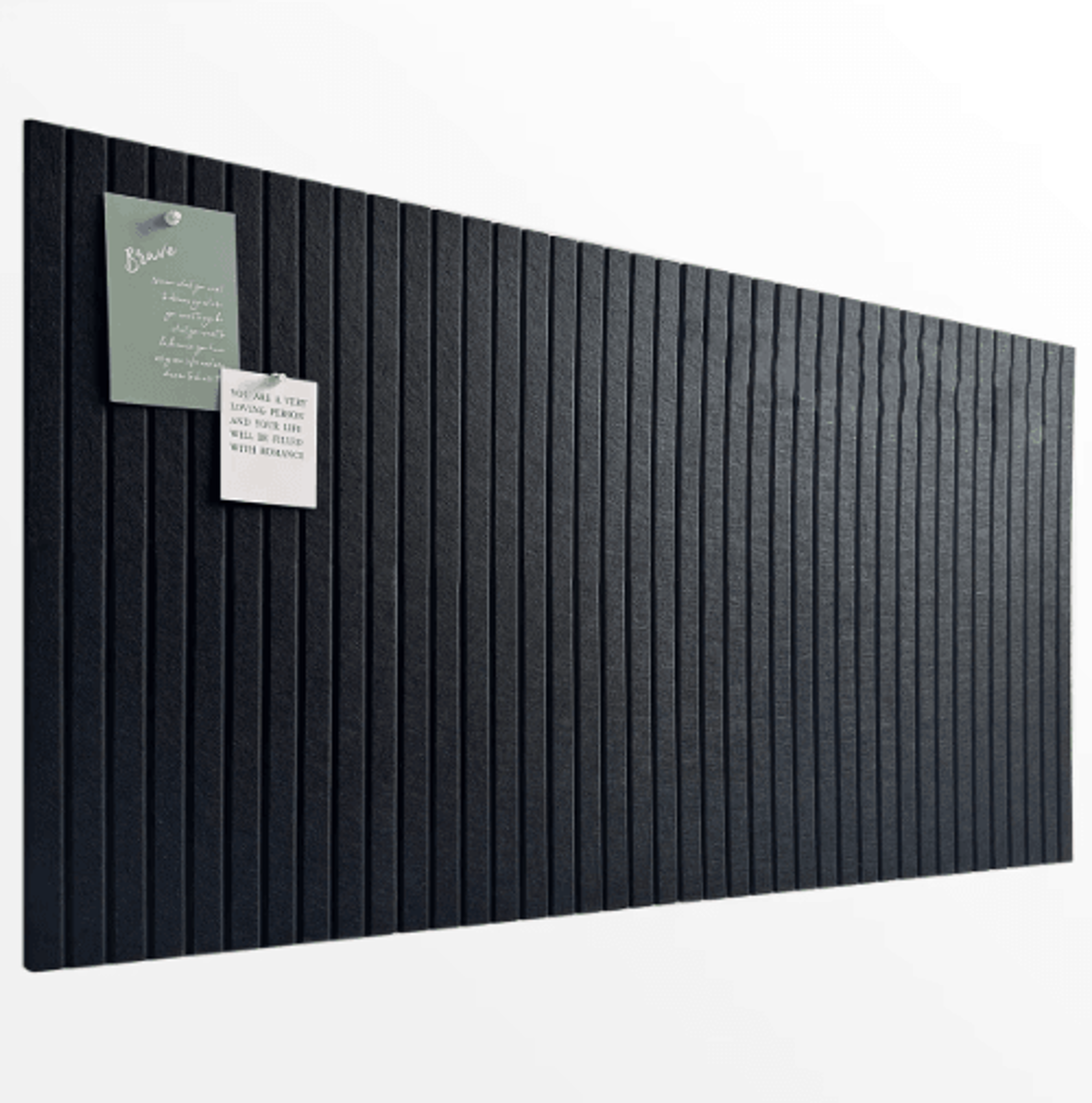 6pcs large felt bulletin board tiles – modern cork board alternative for office, home & slat wall organization
