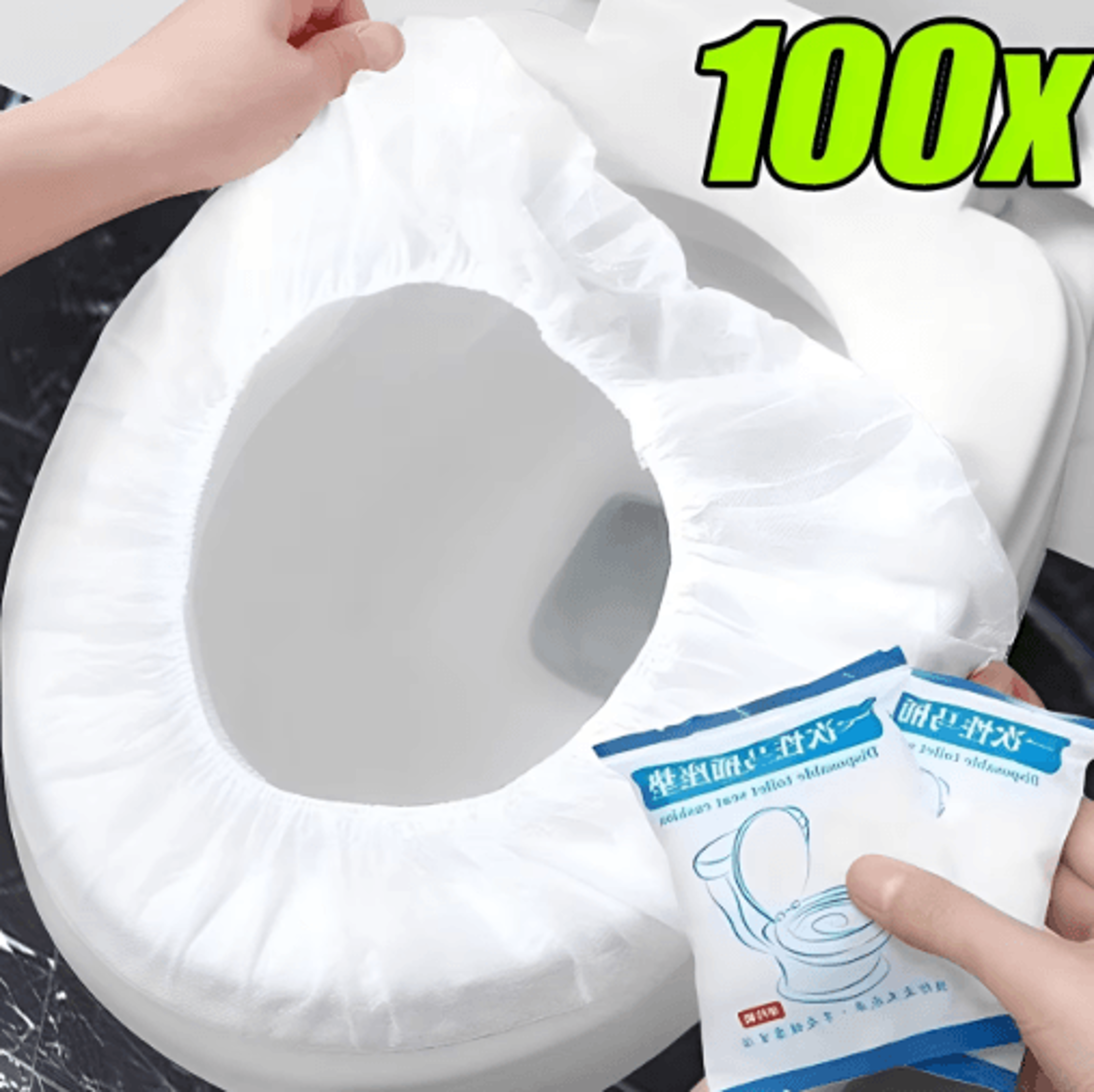waterproof disposable toilet seat covers portable non-woven seat covers for travel, hotels, hospitals & public restro