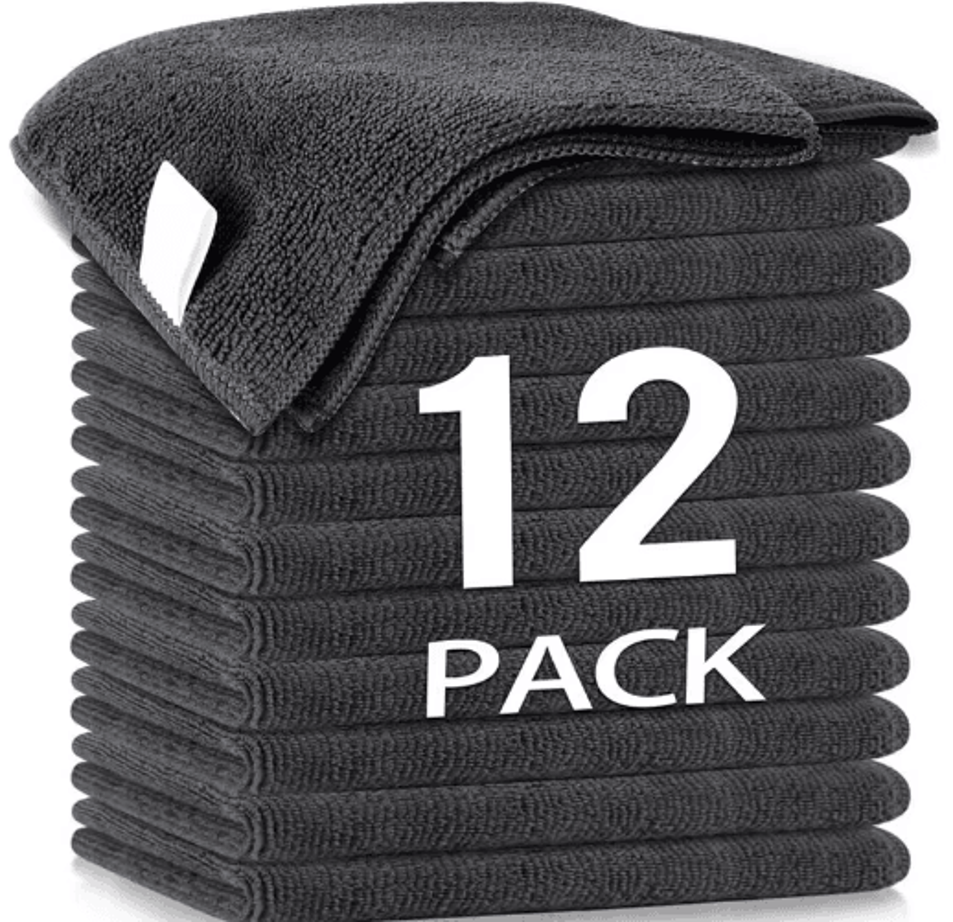 thick microfiber cleaning cloth – lint-free microfiber cleaning towels for cars, windows & household cleaning