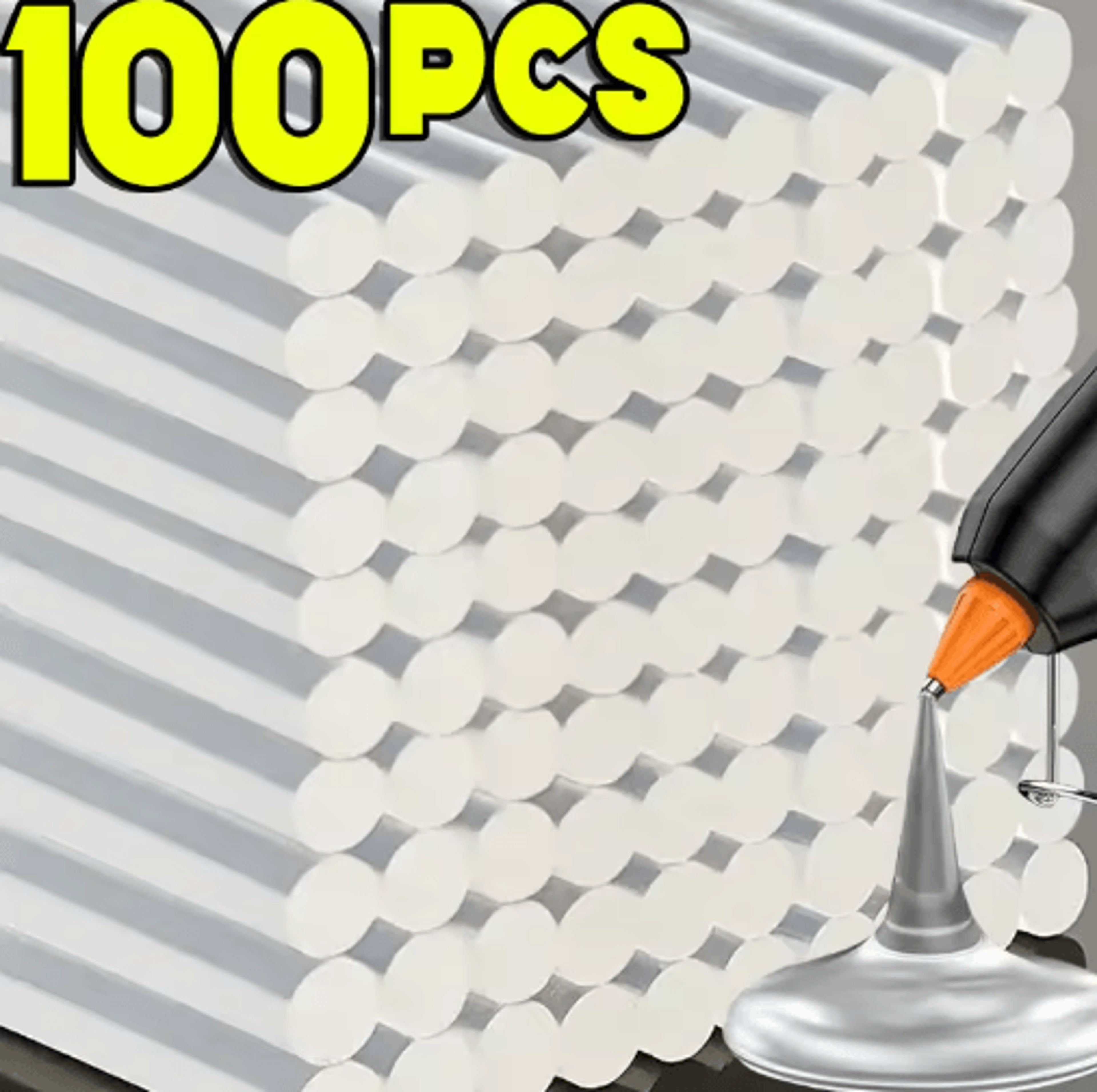 transparent hot melt glue sticks – strong adhesive glue gun refills for diy crafts & repairs