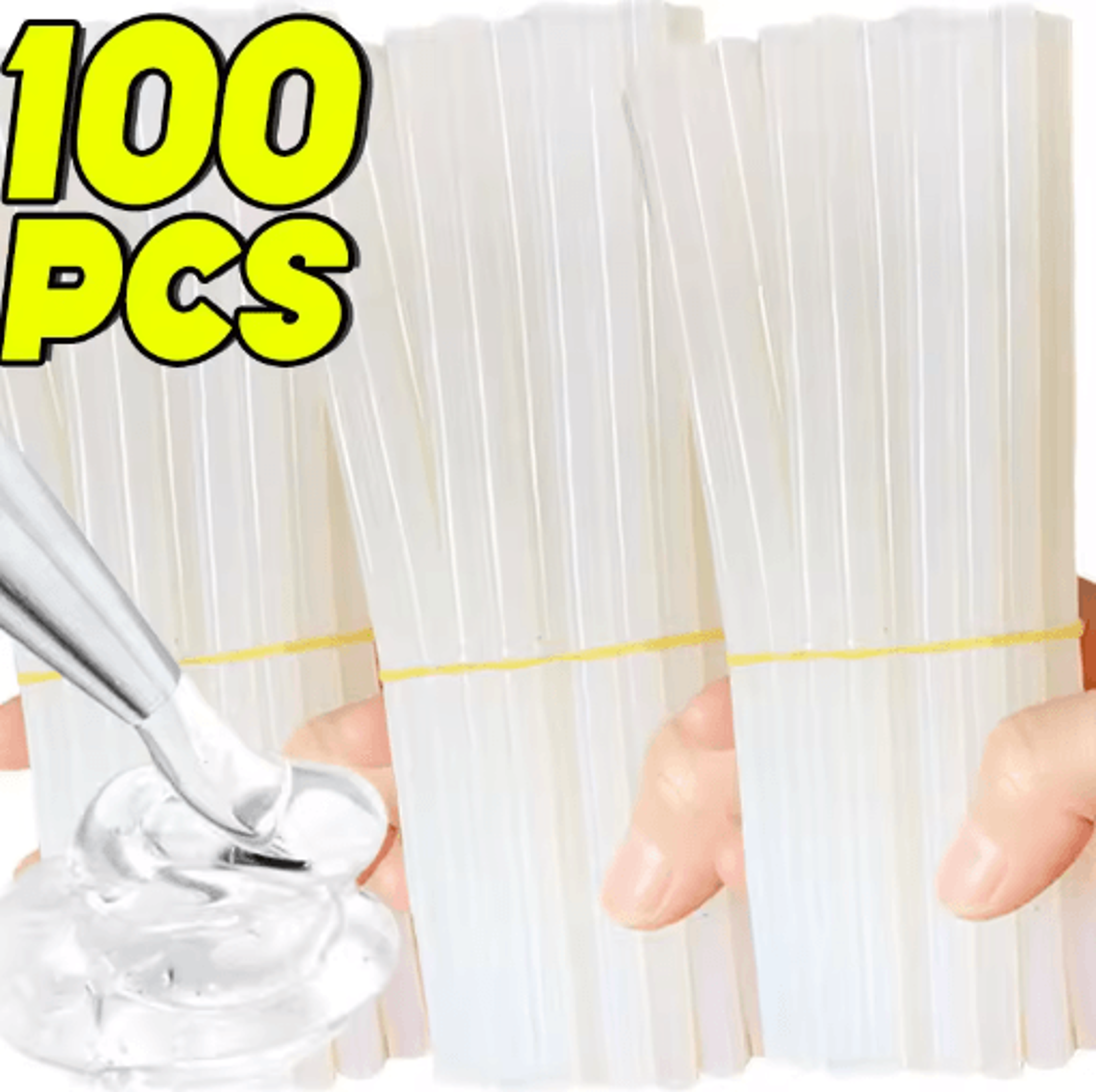 transparent hot glue sticks – strong hot melt glue gun refills for diy crafts & repairs (7mm/11mm)