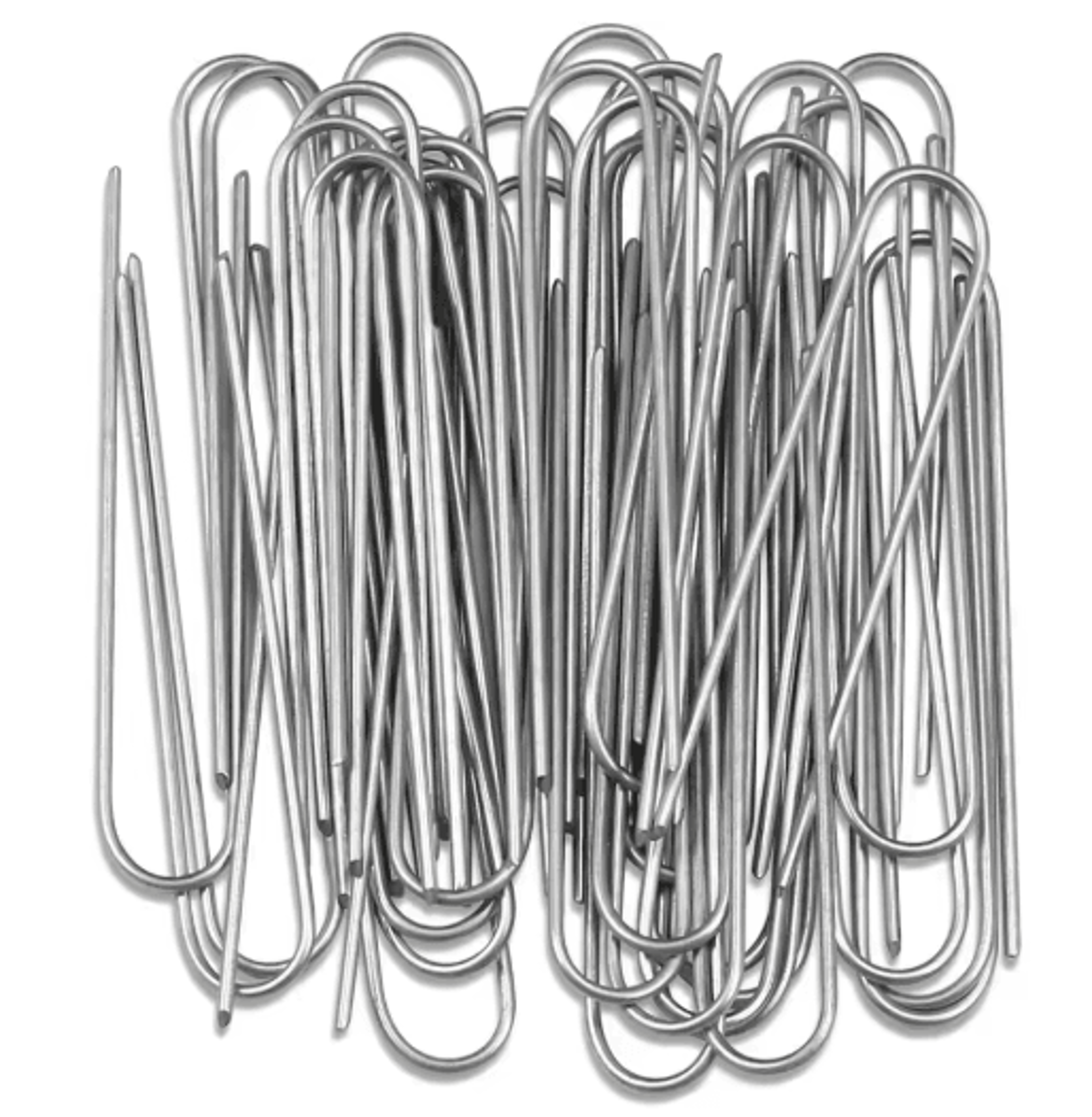 heavy-duty galvanized garden staples – u-shaped landscape stakes for sod, fencing & ground covers