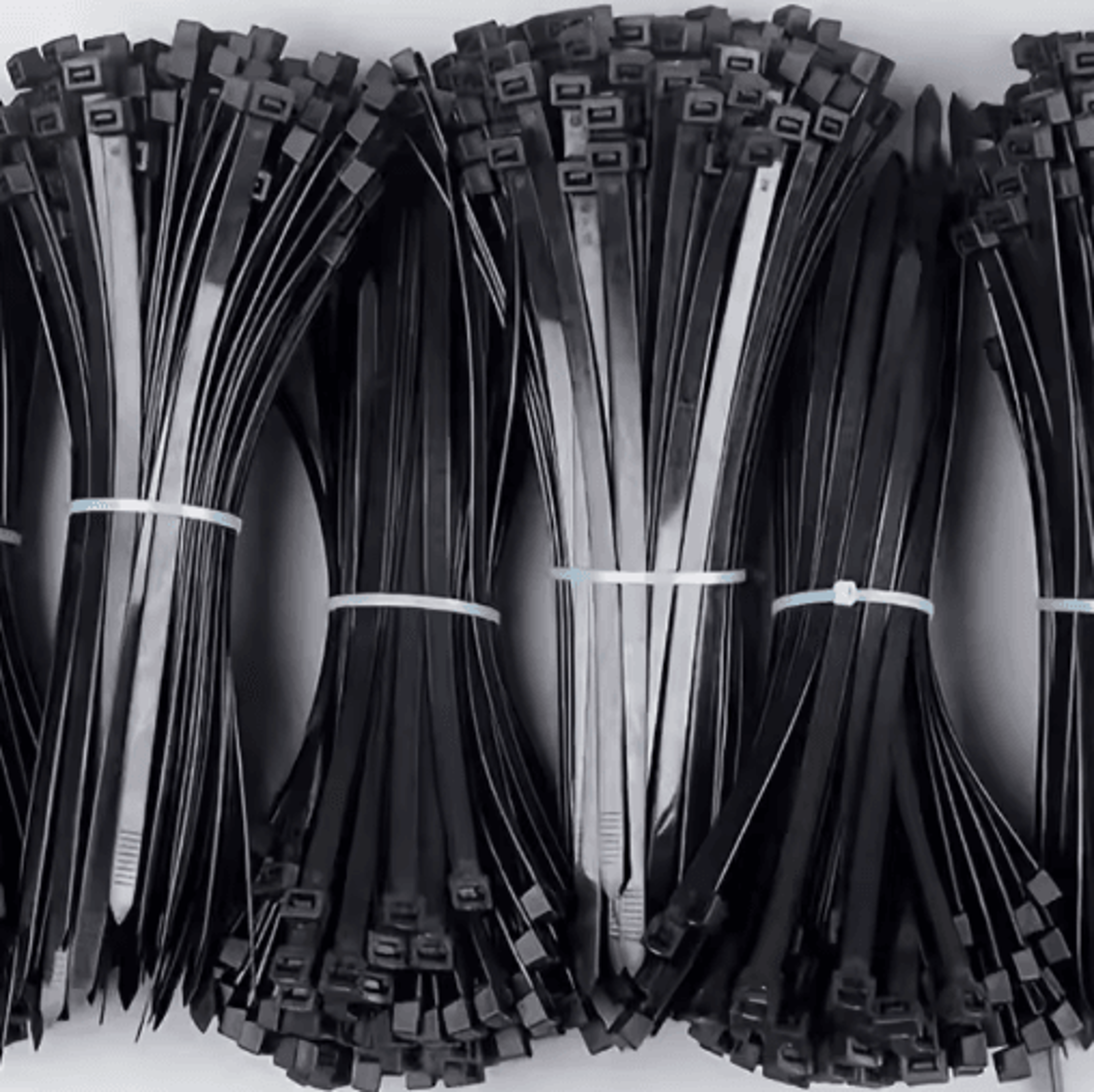 self-locking nylon cable ties – durable plastic zip ties for cable management & organization