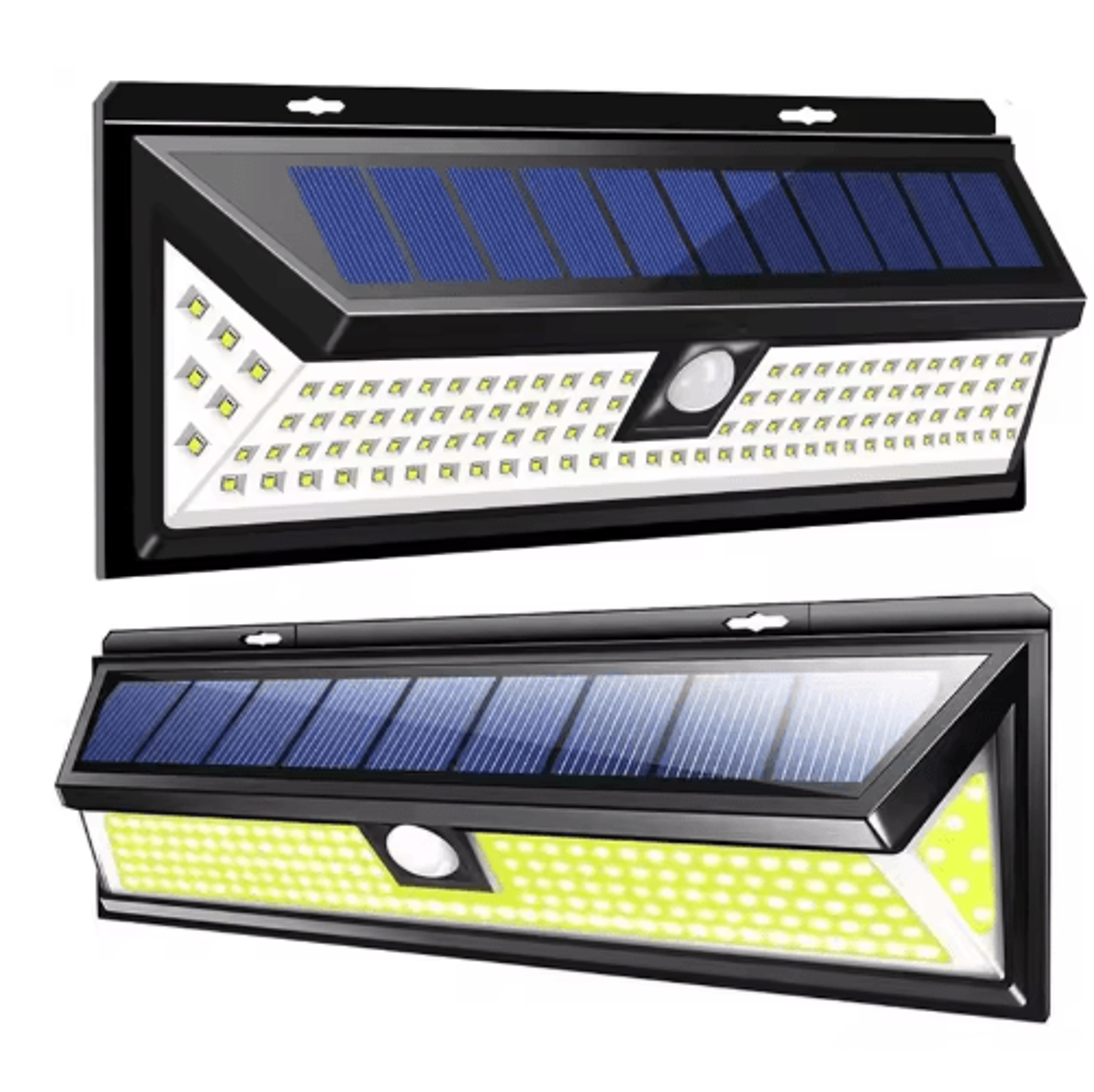180 cob solar motion sensor wall light – waterproof outdoor spotlight for garden, patio & security