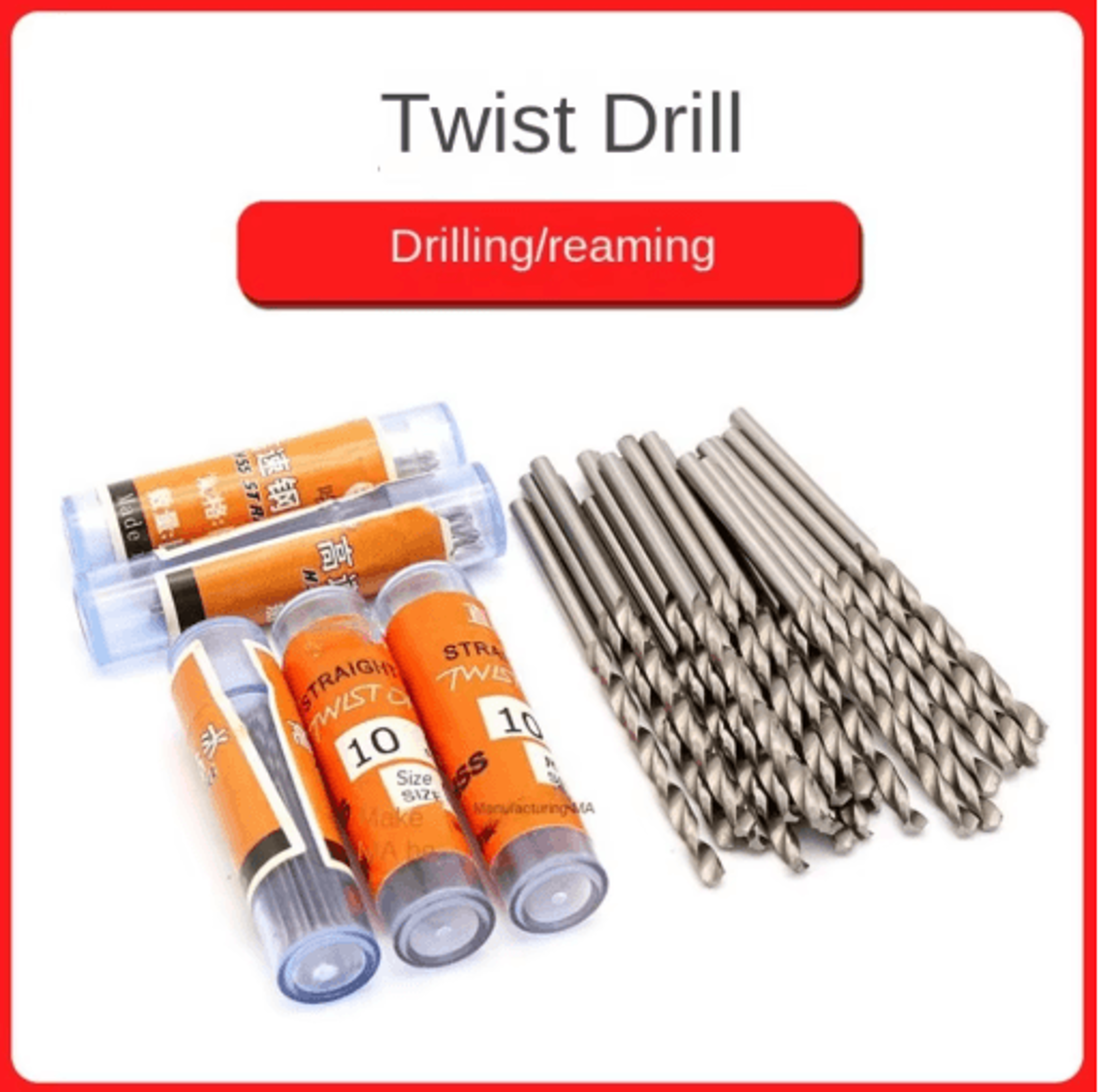 high speed steel straight shank twist drill bit – precision metal hole cutter for diy & professional use