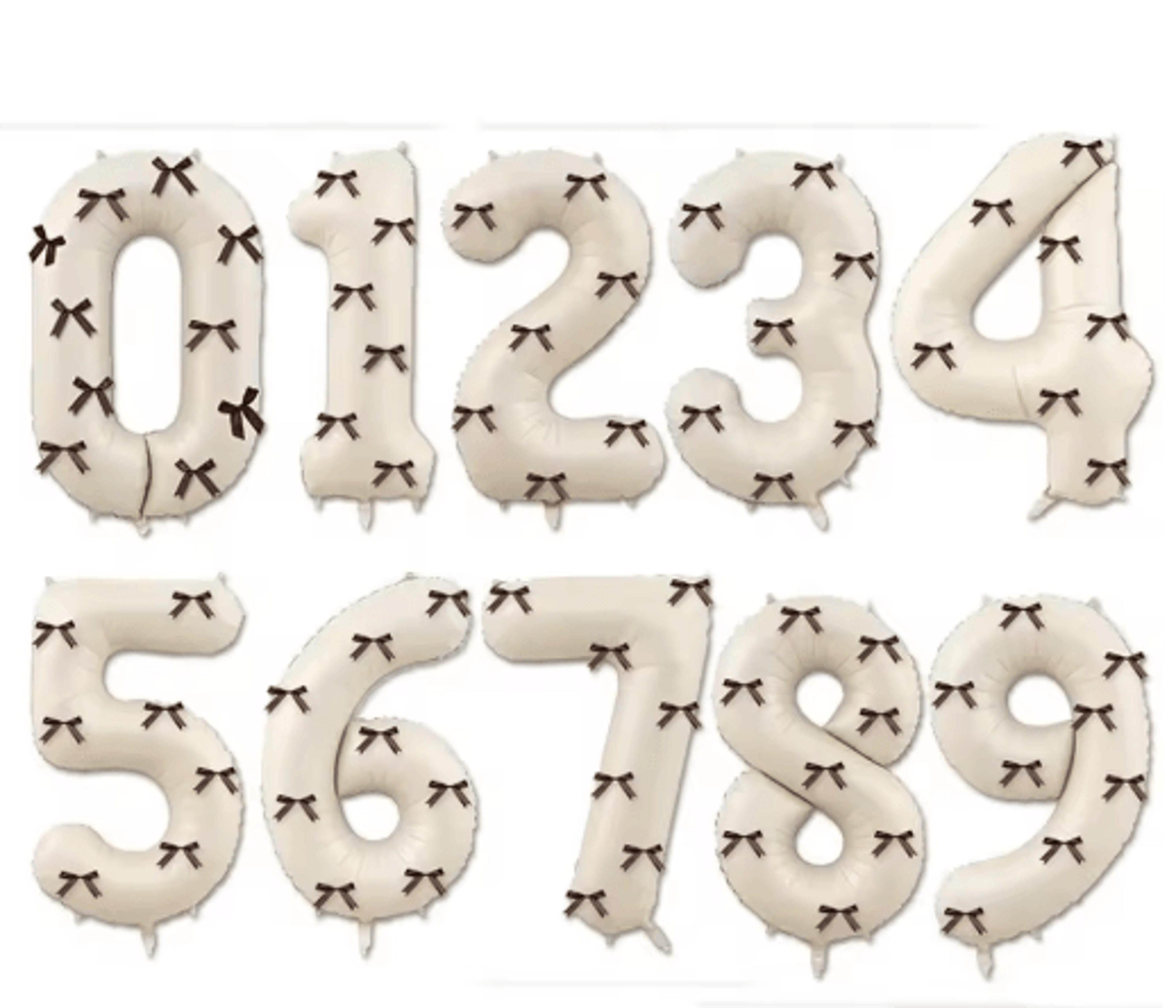 32-inch matte number foil balloons – vintage balloon decorations for birthdays, weddings & celebrations