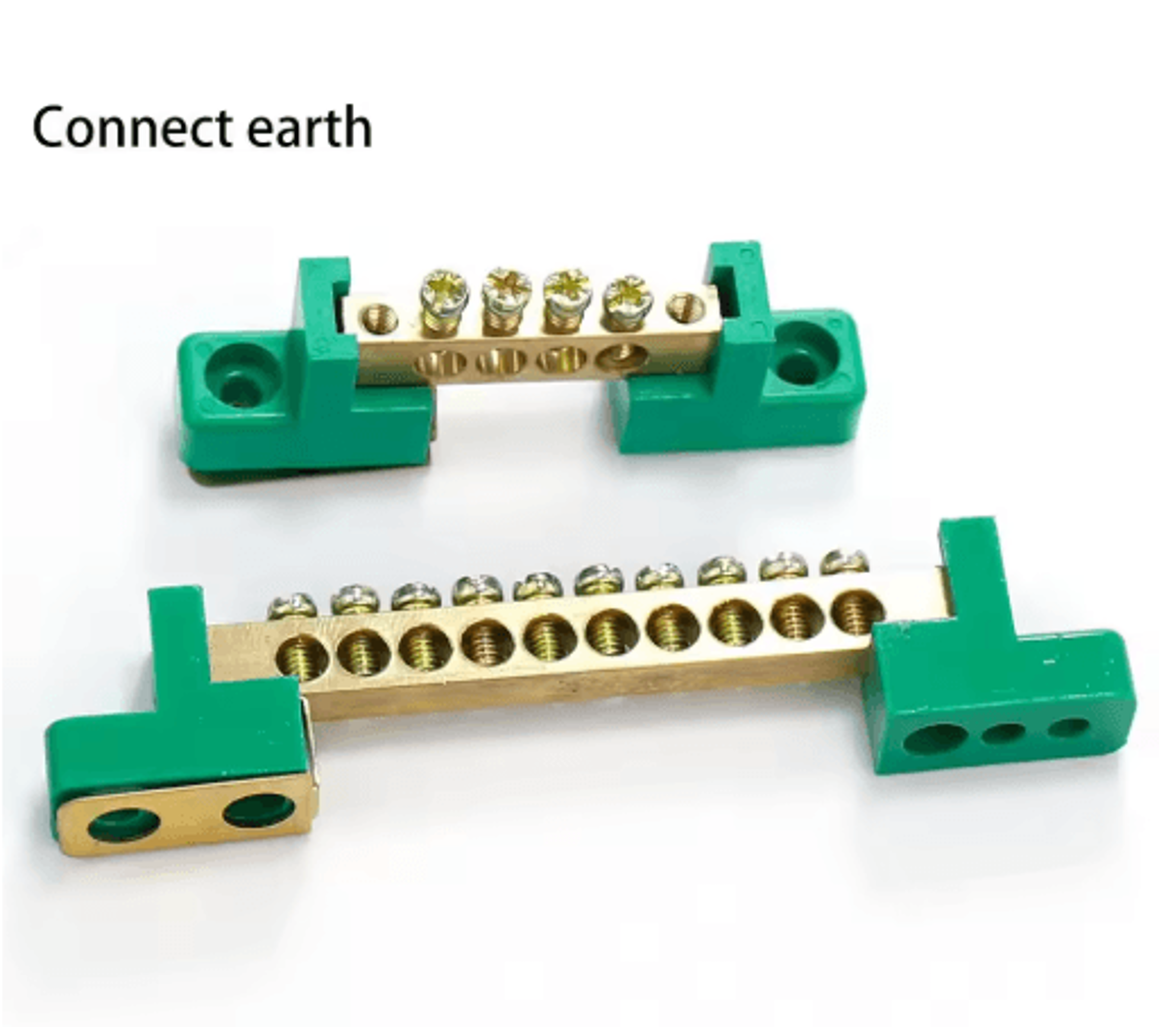 copper terminal block – flame-retardant distribution terminal bar for ground & neutral wiring