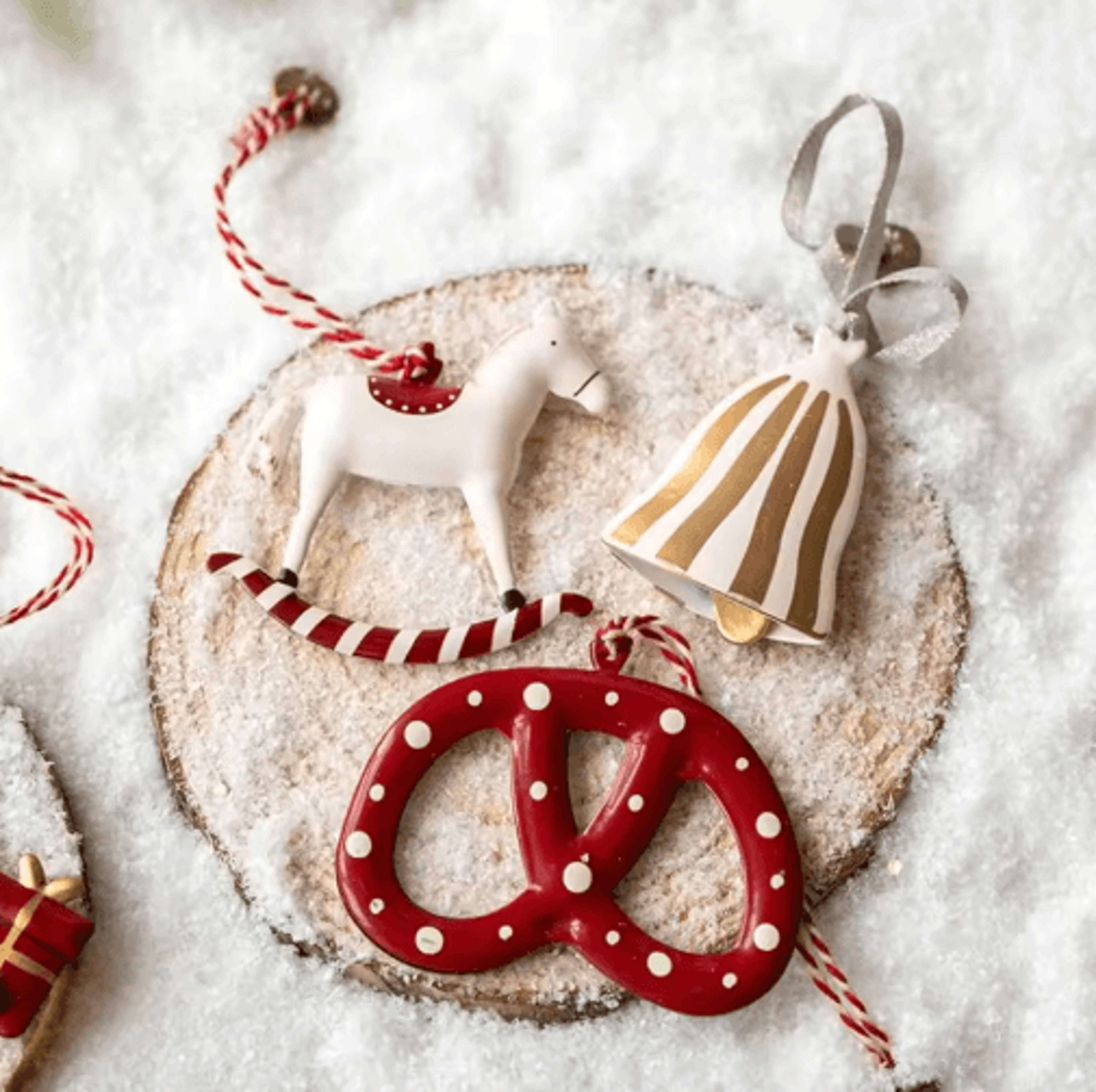 iron christmas hanging ornaments – multicolor cartoon soldier & angel tree decorations