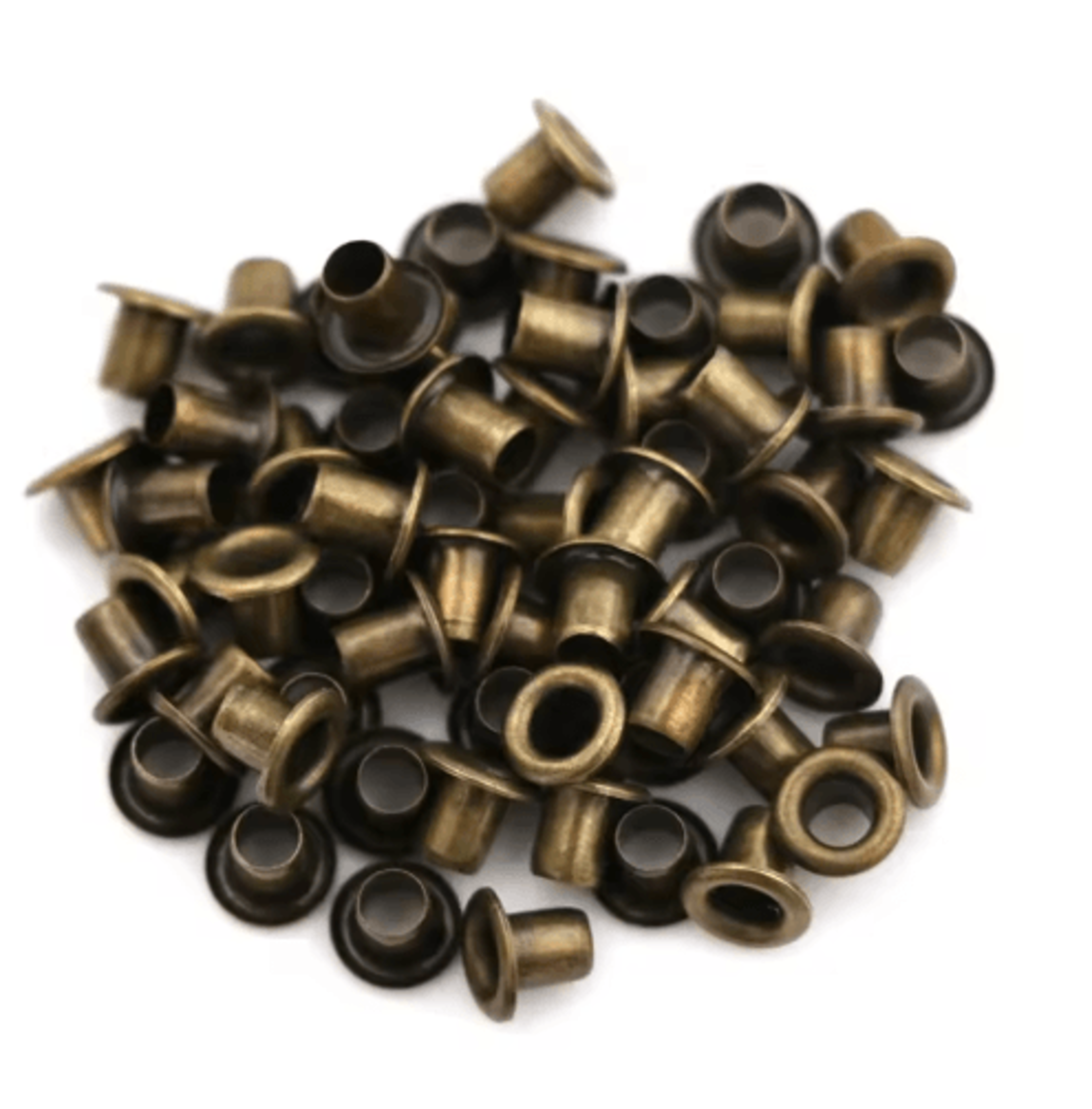 50-piece mini metal eyelets – ultra-small eyelet buttons for doll clothes, shoes, bags & miniature crafts