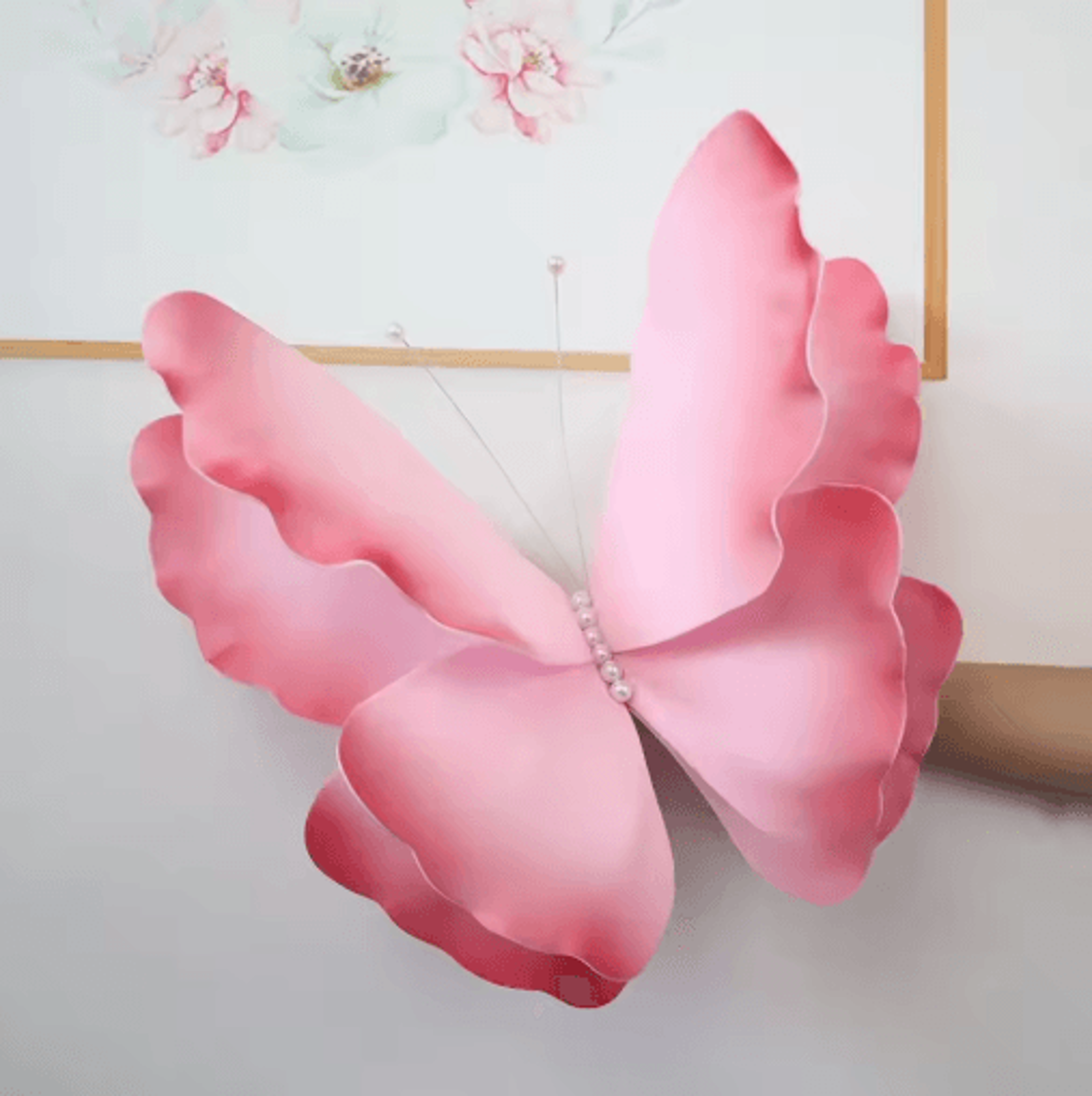 50cm giant crepe paper butterfly decoration – artificial garden & wedding butterfly ornament