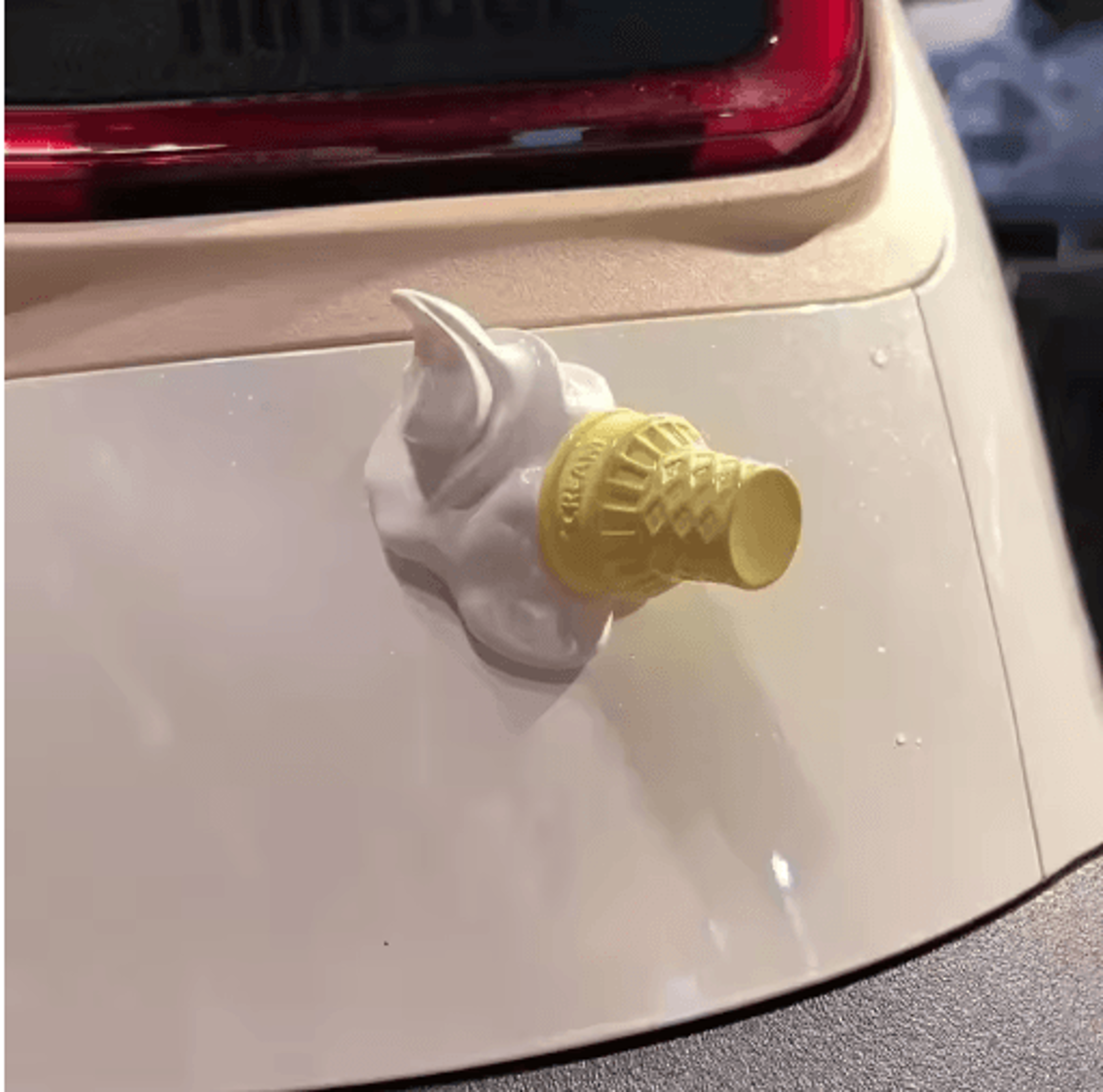 cute ice cream car ornament – mini dashboard decoration for cars, trucks & suvs