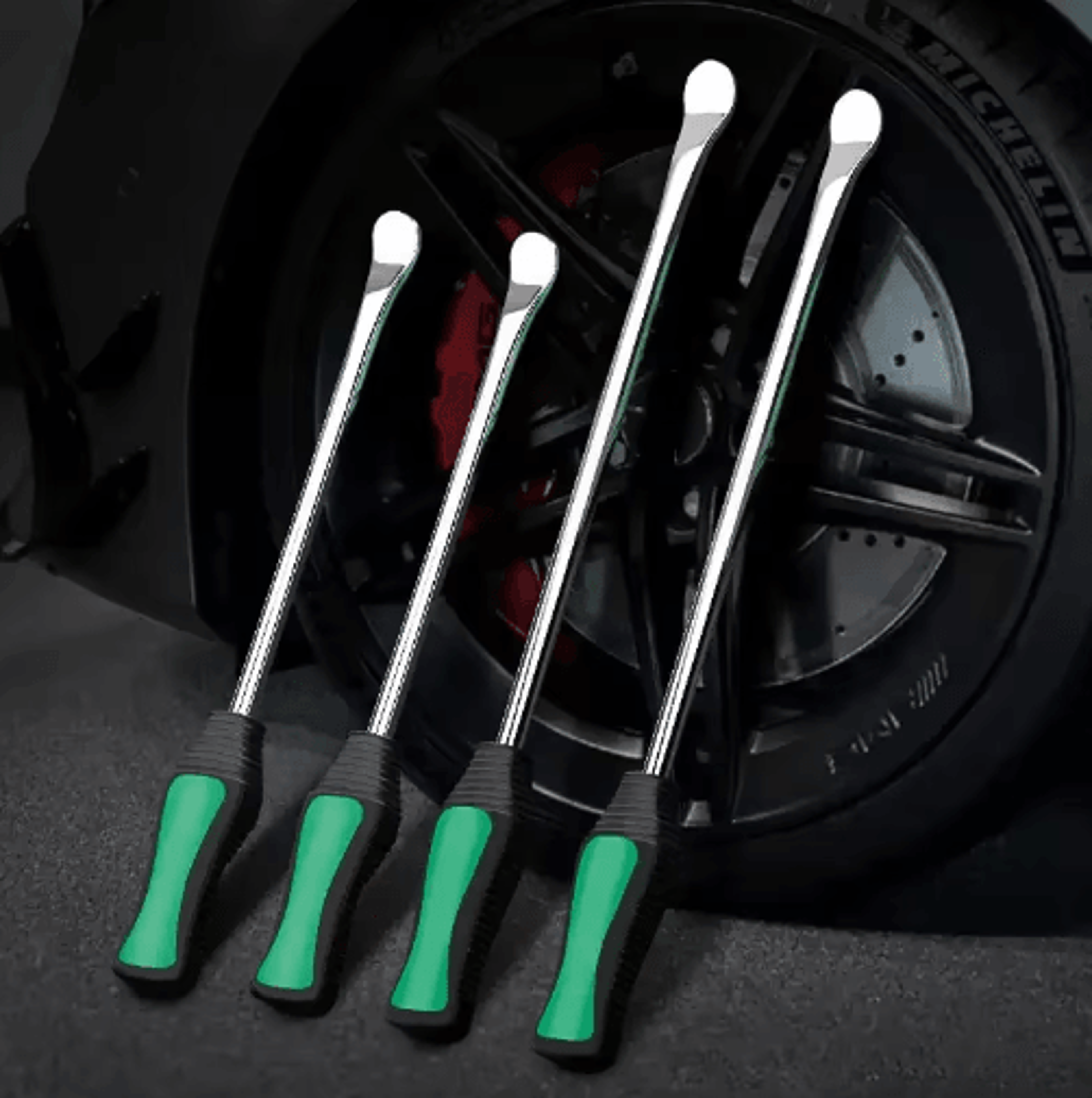 heavy-duty tire lever – bike & motorcycle tire removal pry bar for tire repair