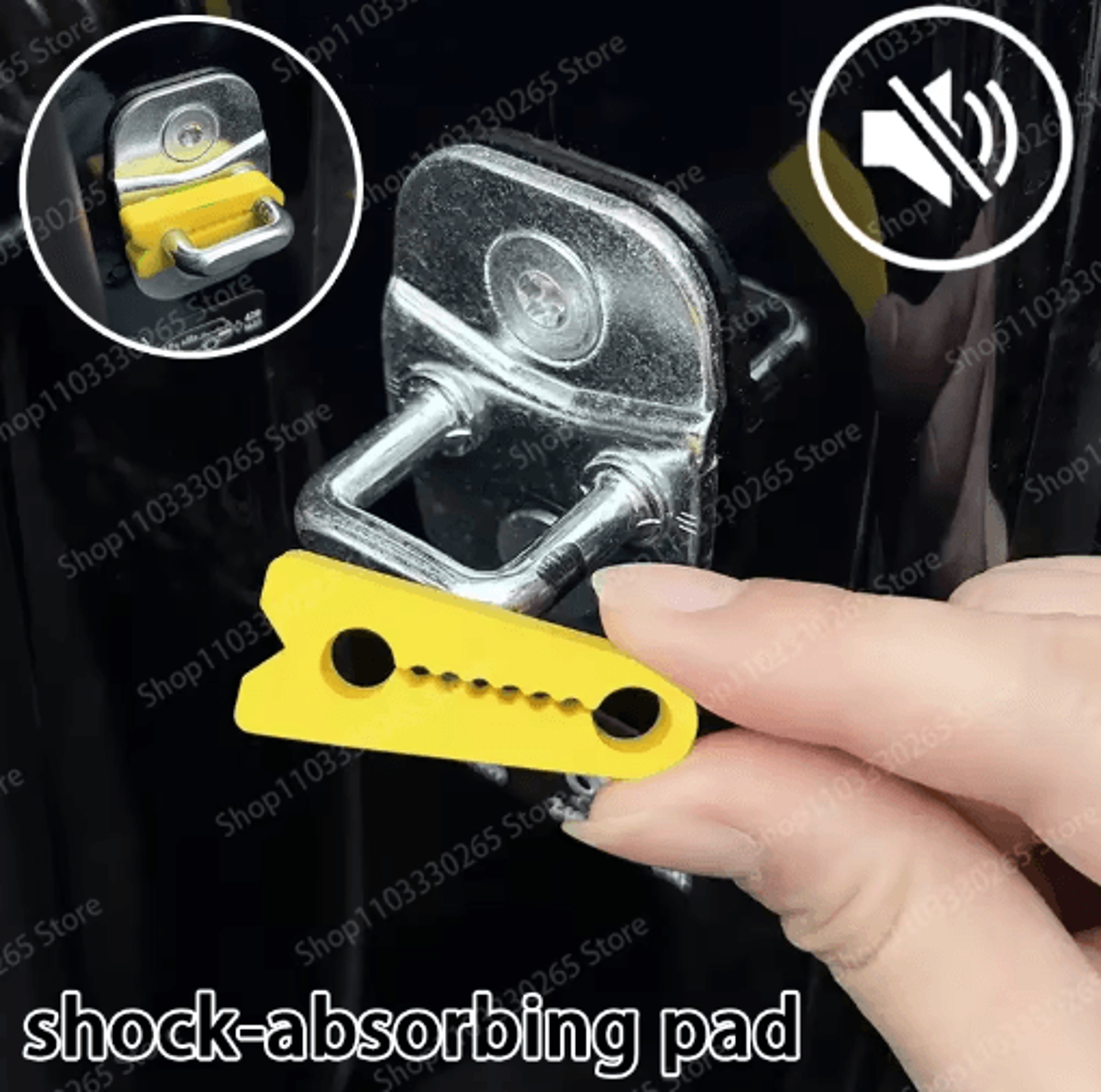 silicone car door lock protector – anti-collision shock-absorbing buffer pads