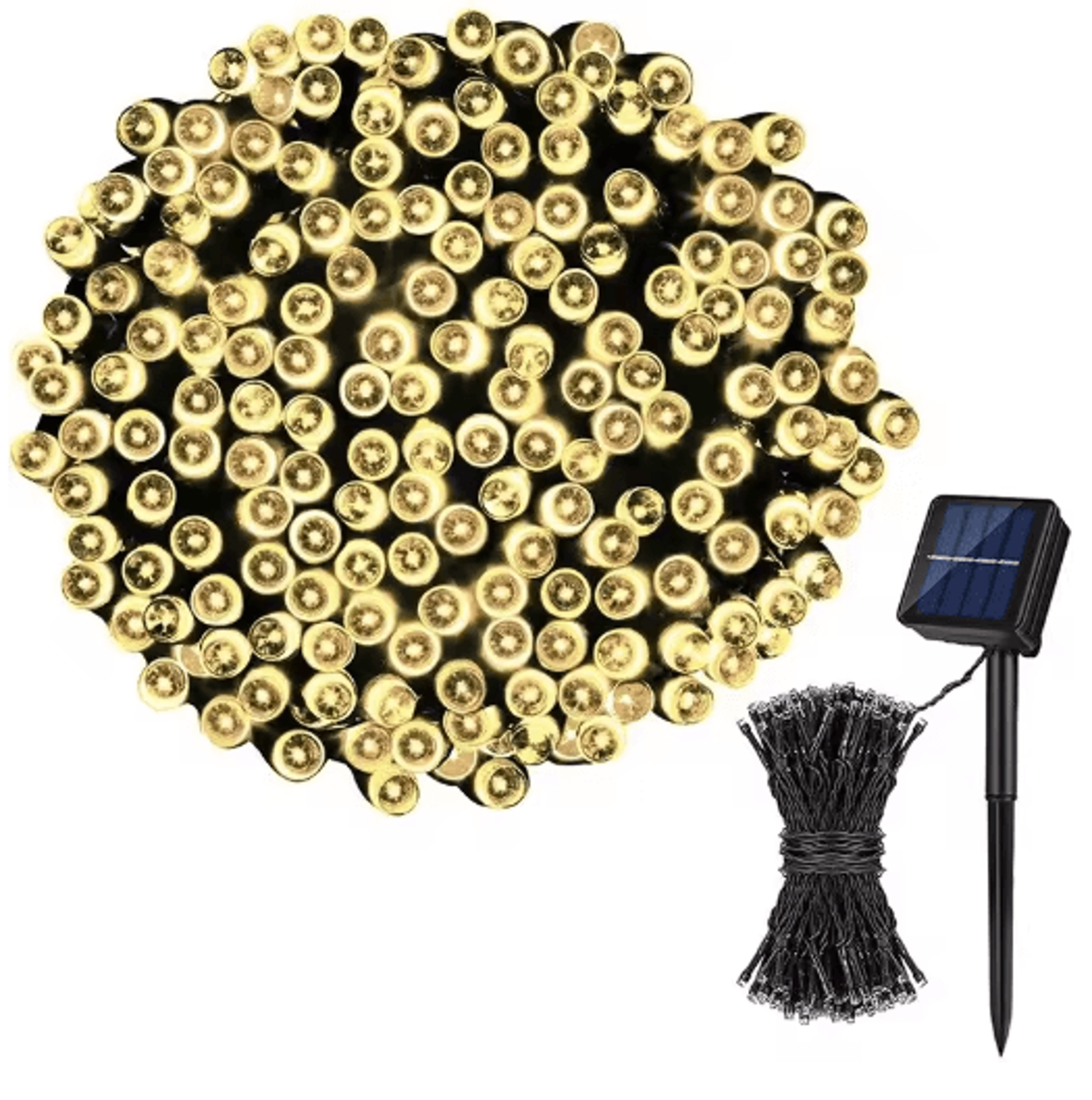 20/50 led solar fairy string lights – waterproof outdoor garland for garden & holiday decor