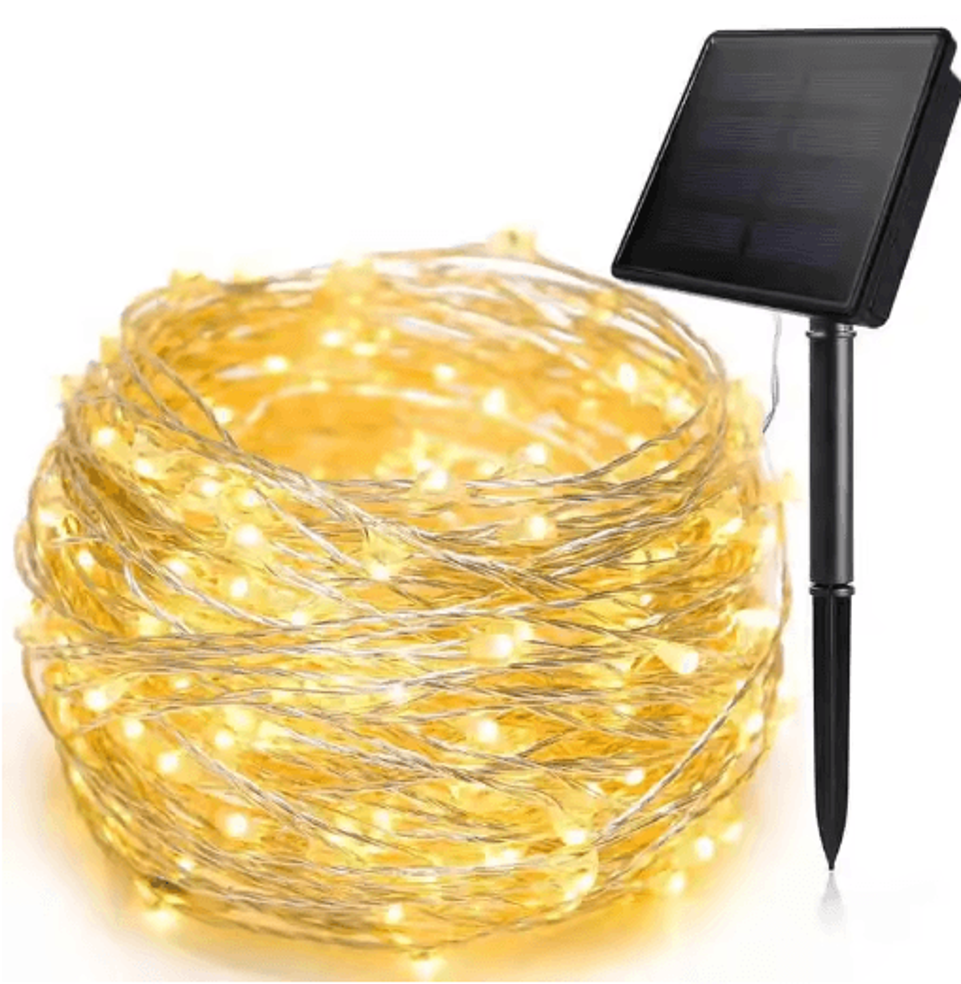 solar led fairy string lights – waterproof outdoor decorative lights for garden & holiday decor