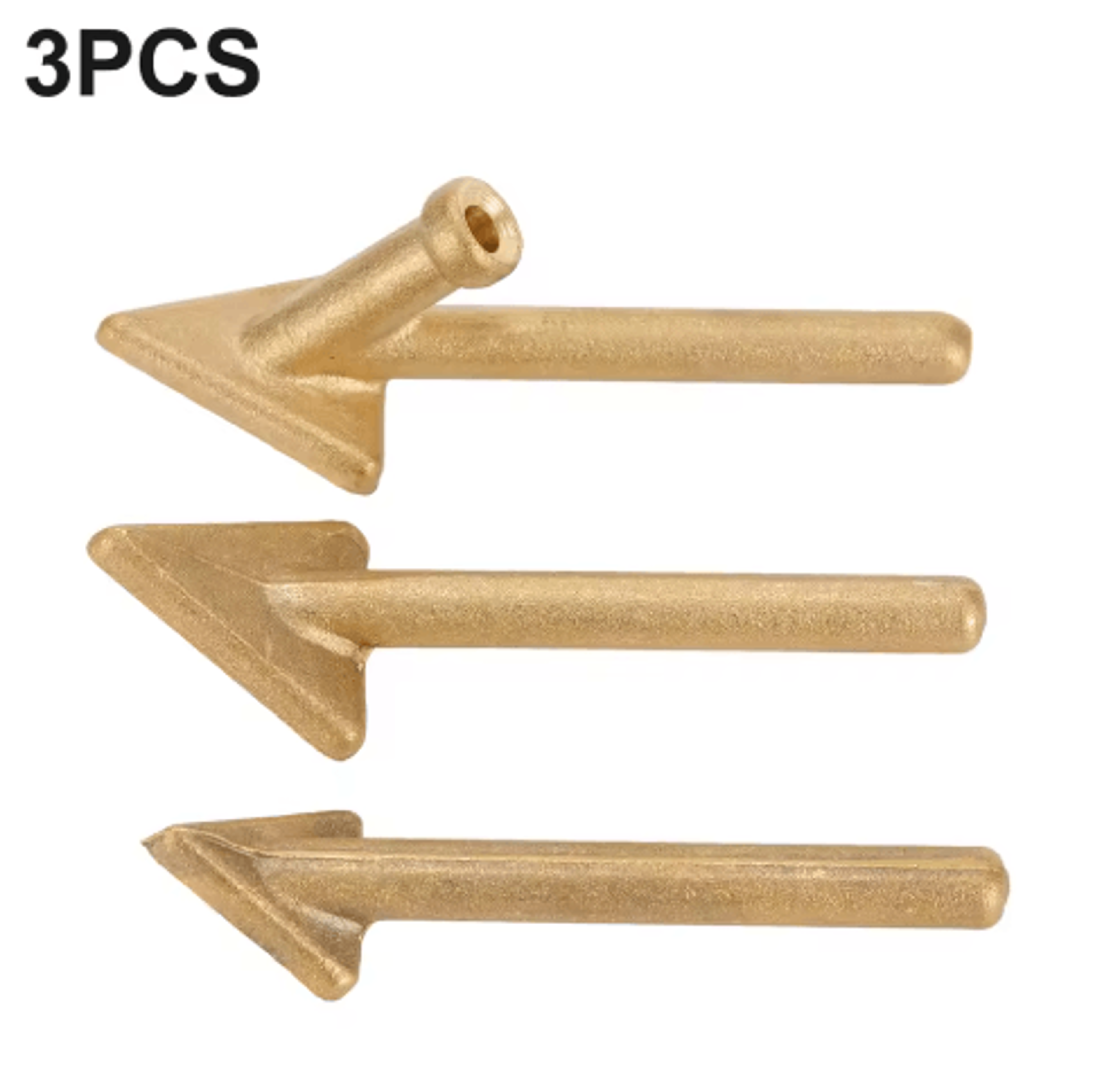 3pcs plastic welding replacement tips – 80w soldering iron tips for auto bumper repair & plastic welding