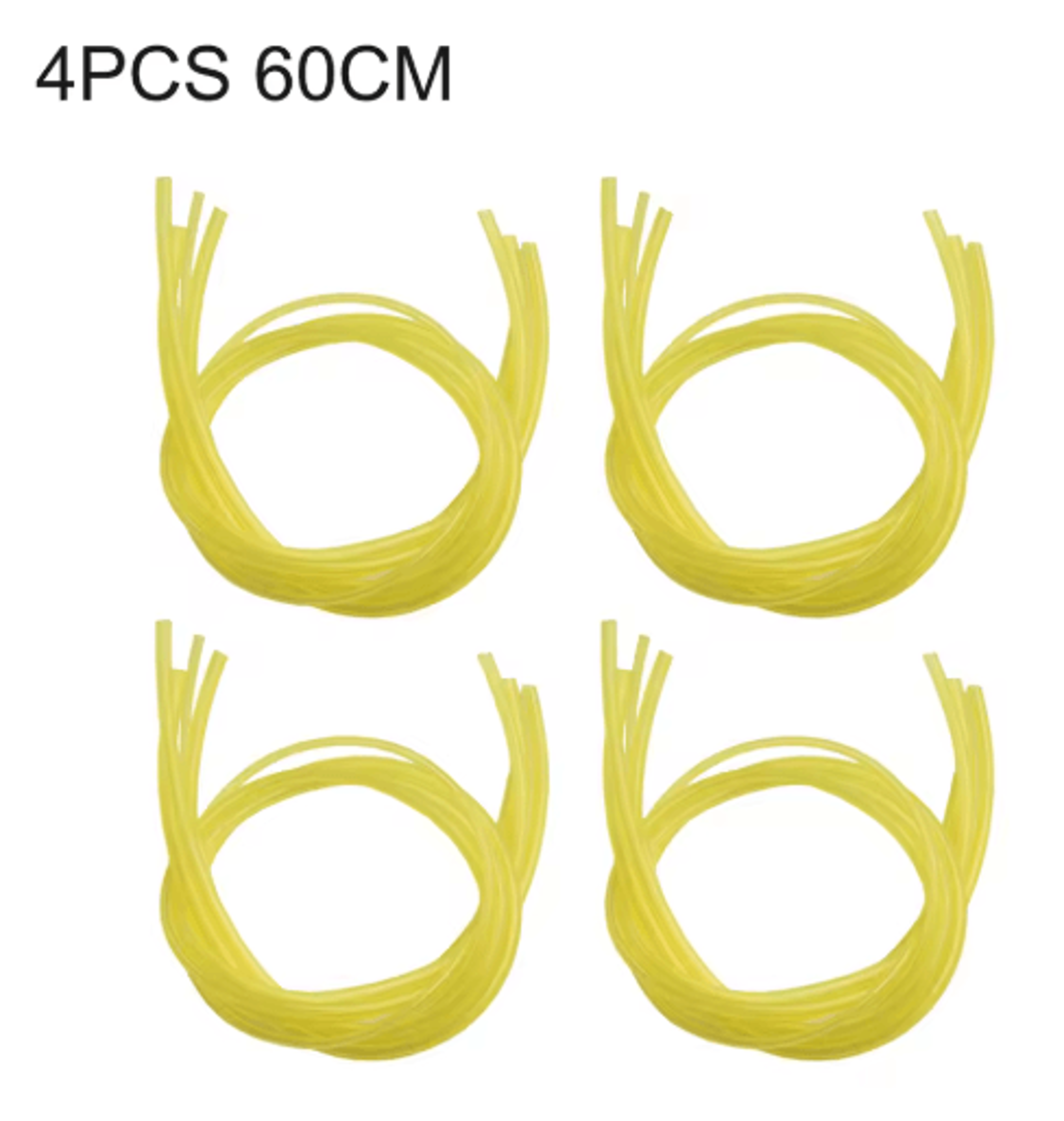 4pcs fuel line kit – multi-size fuel hose set for chainsaws, trimmers, blowers & small engines