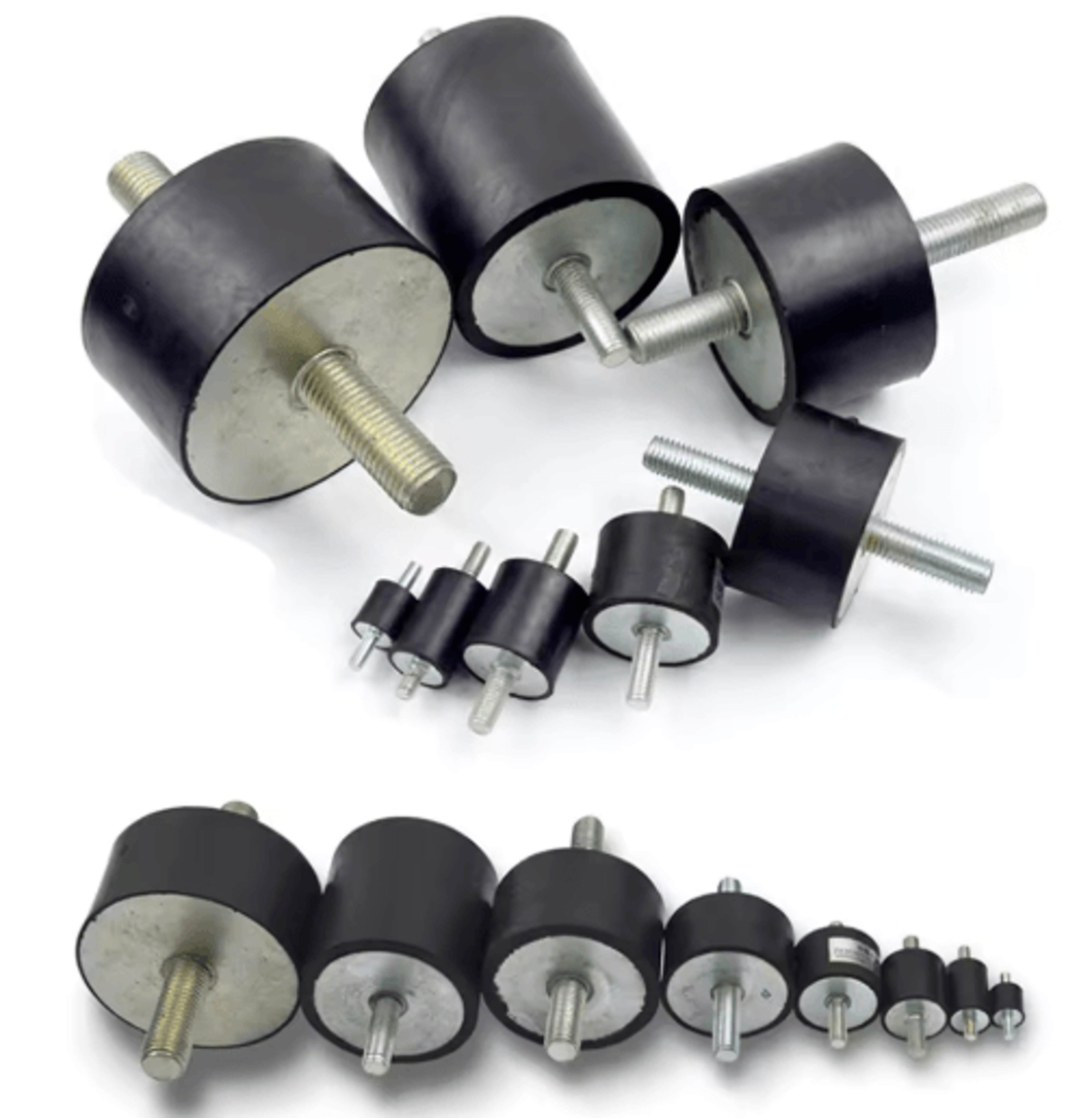 rubber shock mount bobbin isolator – anti-vibration mount for water pumps, motors & machinery