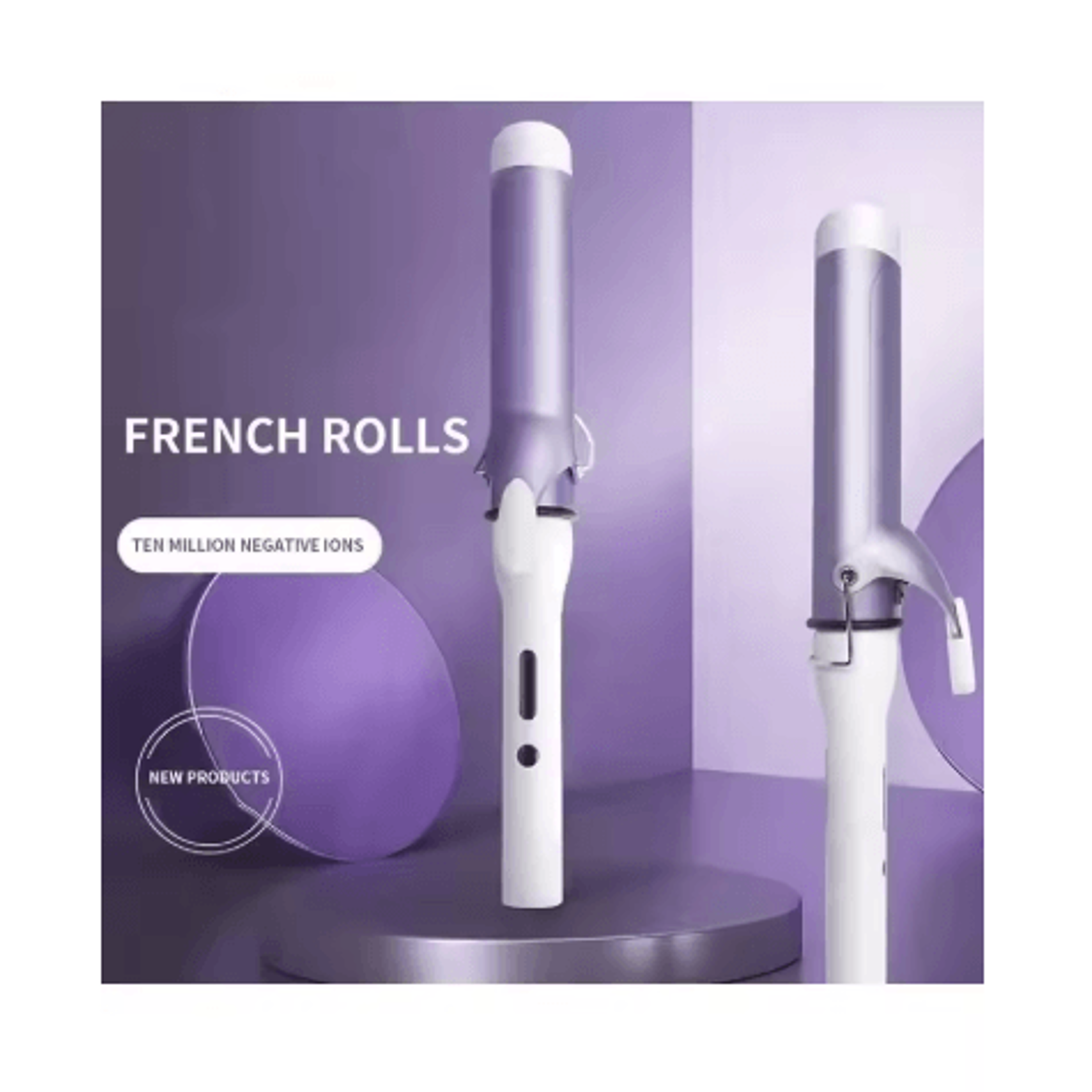 40mm large barrel curling iron – professional wave curling wand for soft, voluminous hairstyles